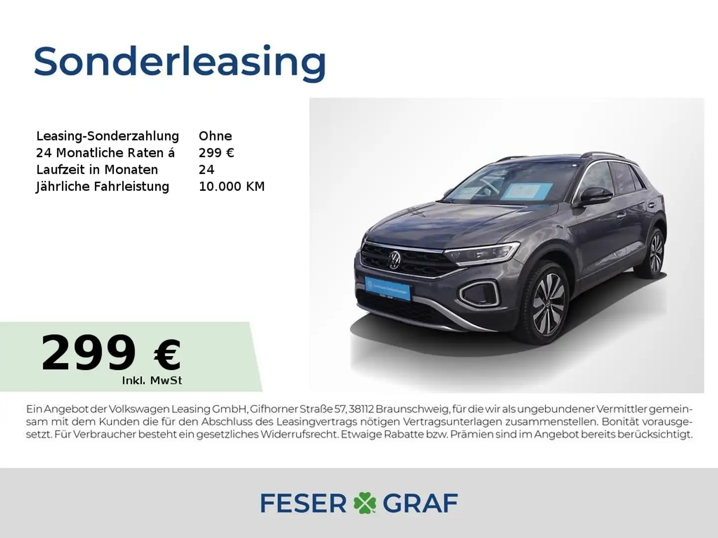 Volkswagen T-Roc 2.0 TDI Goal DSG ACC AHK LED Navi RüKa 17" Grau - 1