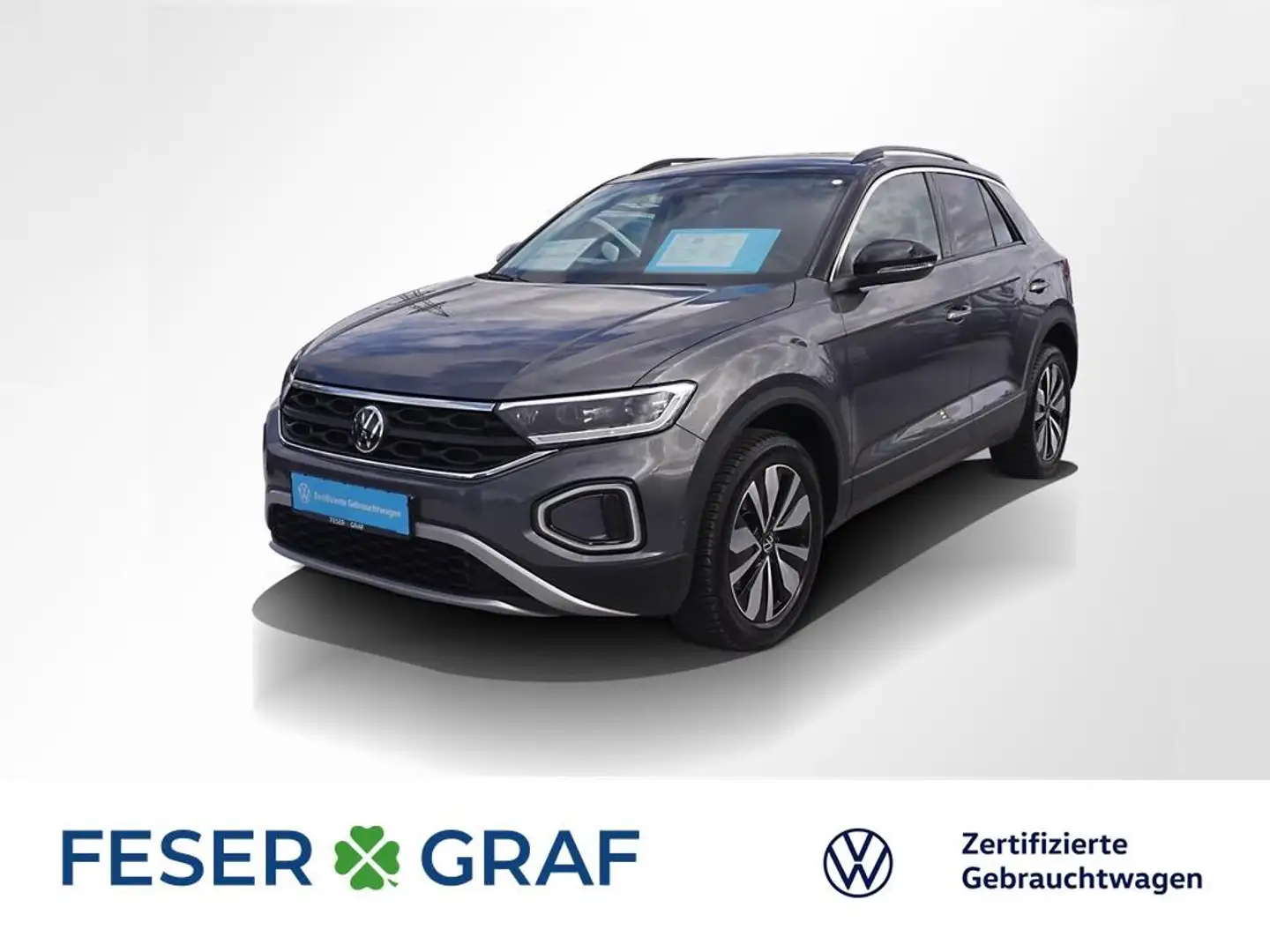 Volkswagen T-Roc 2.0 TDi Goal DSG ACC AHK LED Navi RüKa 17" Gris - 1