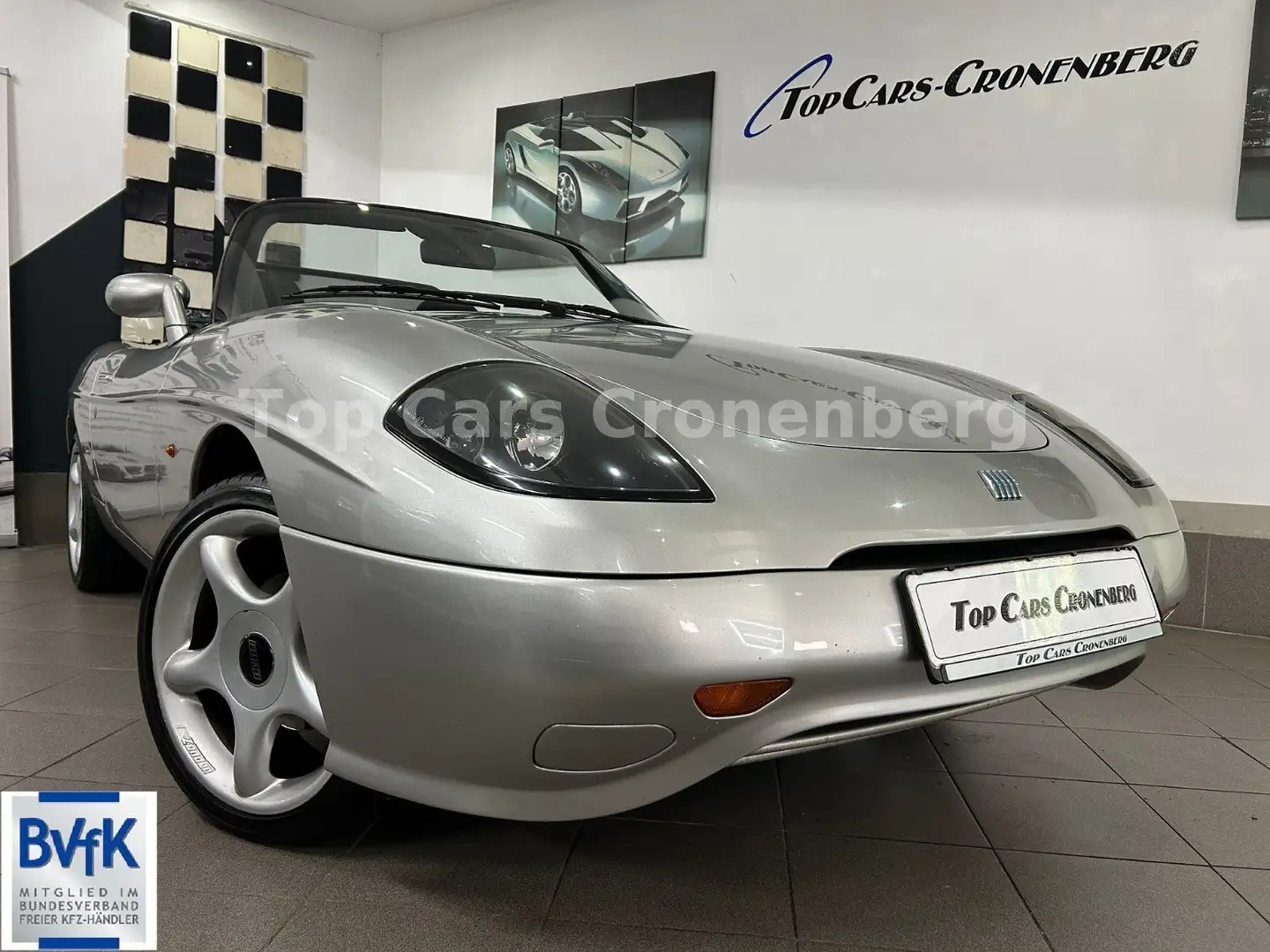 Fiat Barchetta 1.8 16V*1.Hand*17-Zoll -Zender-Alus* Ezüst - 1