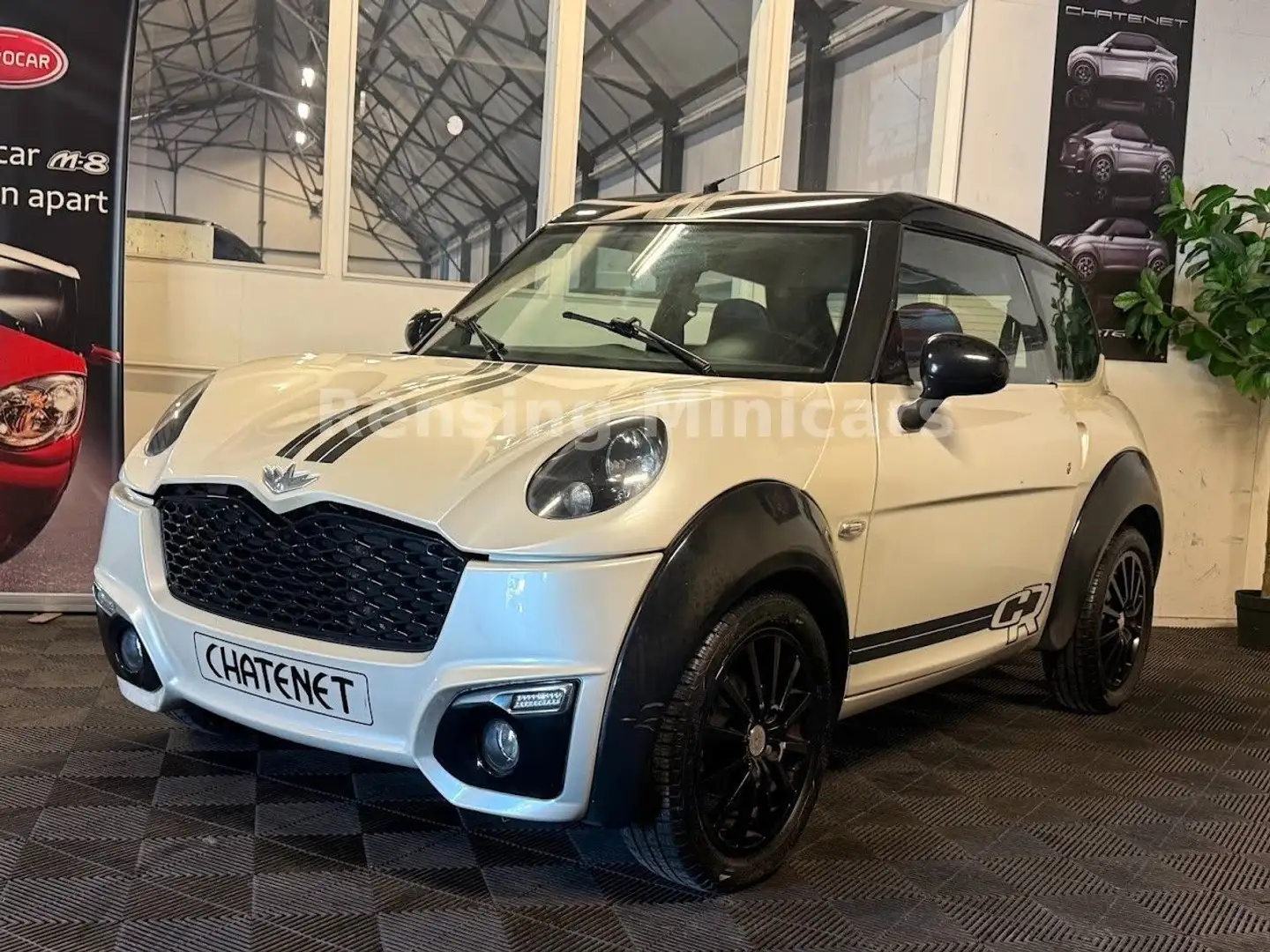 Chatenet Sonstige CH26 Mini Cooper Mopedauto Microcar 45 KM auto Weiß - 2