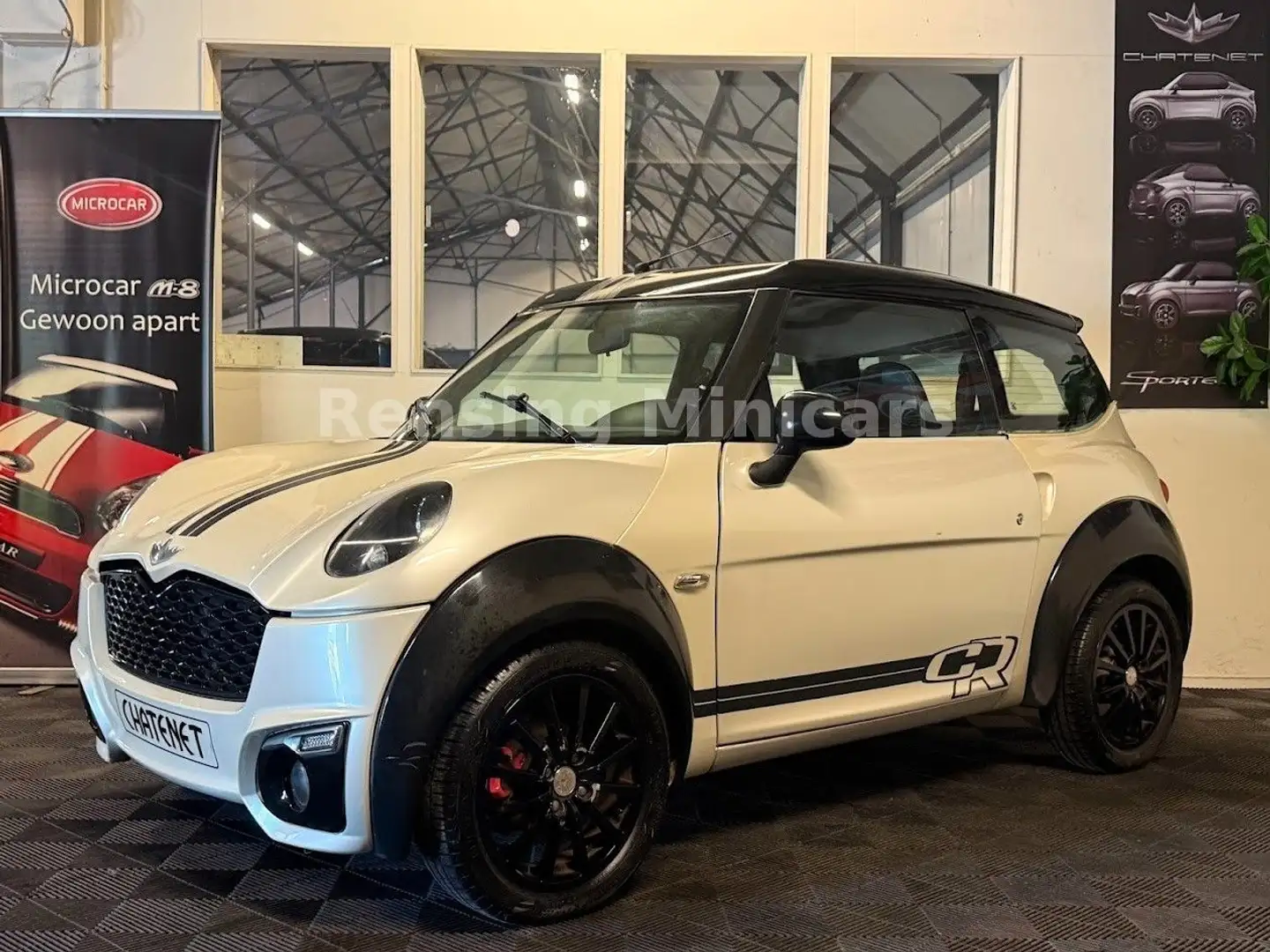 Chatenet Sonstige CH26 Mini Cooper Mopedauto Microcar 45 KM auto Weiß - 1