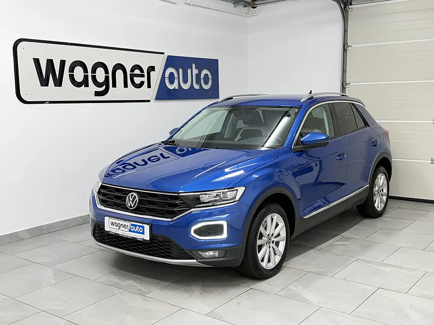 Volkswagen T-Roc 2,0 TDI SCR Sport DSG. LED/ACC/Navi/AHK/RFK Blau - 2