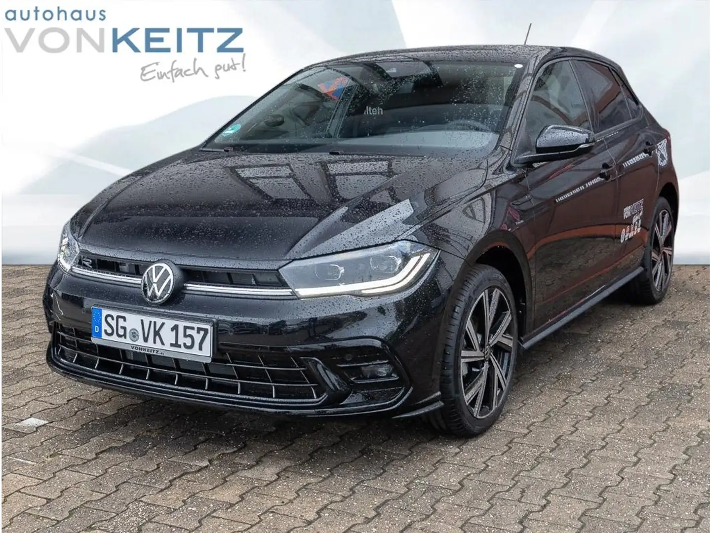 Volkswagen Polo R-Line 1.0 TSI Sportpaket Navi Digitales Cockpit L Schwarz - 1