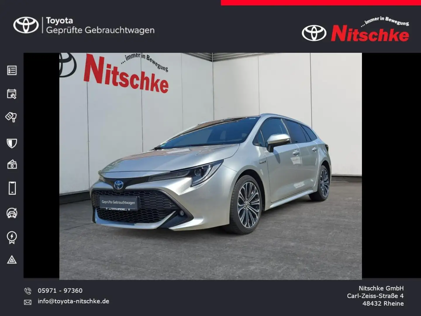Toyota Corolla Hybrid Club Argent - 1