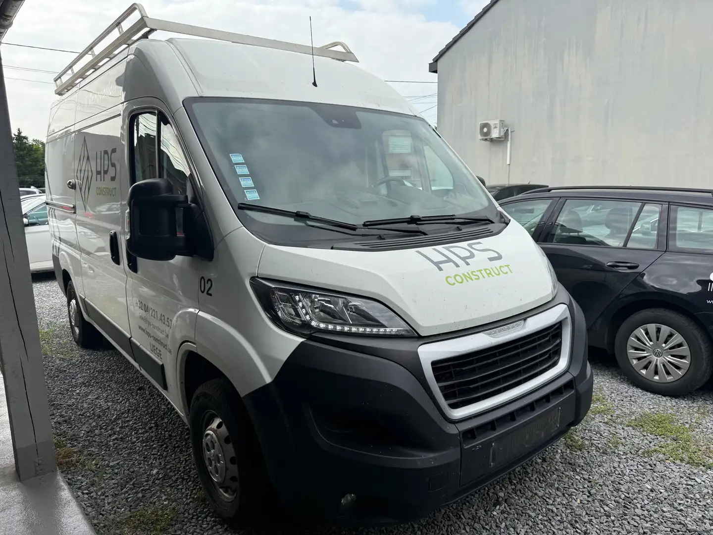 Peugeot Boxer *2.2 DIESEL,EURO 6B,MOTEUR CASSE,CLIM,GPS,3 PLACE* Wit - 1