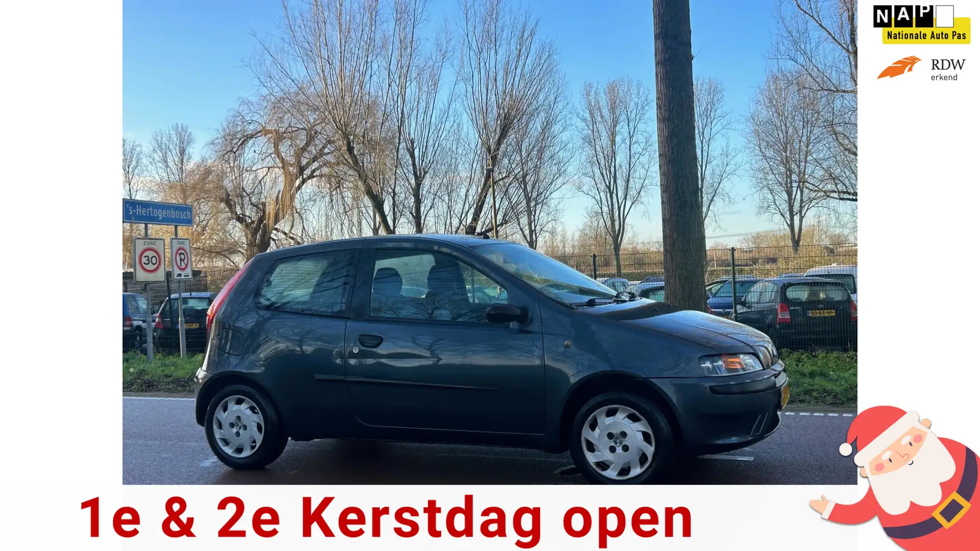 Fiat Punto 1.2 ELX AIRCO!APK!KOOPJE! Grijs - 1