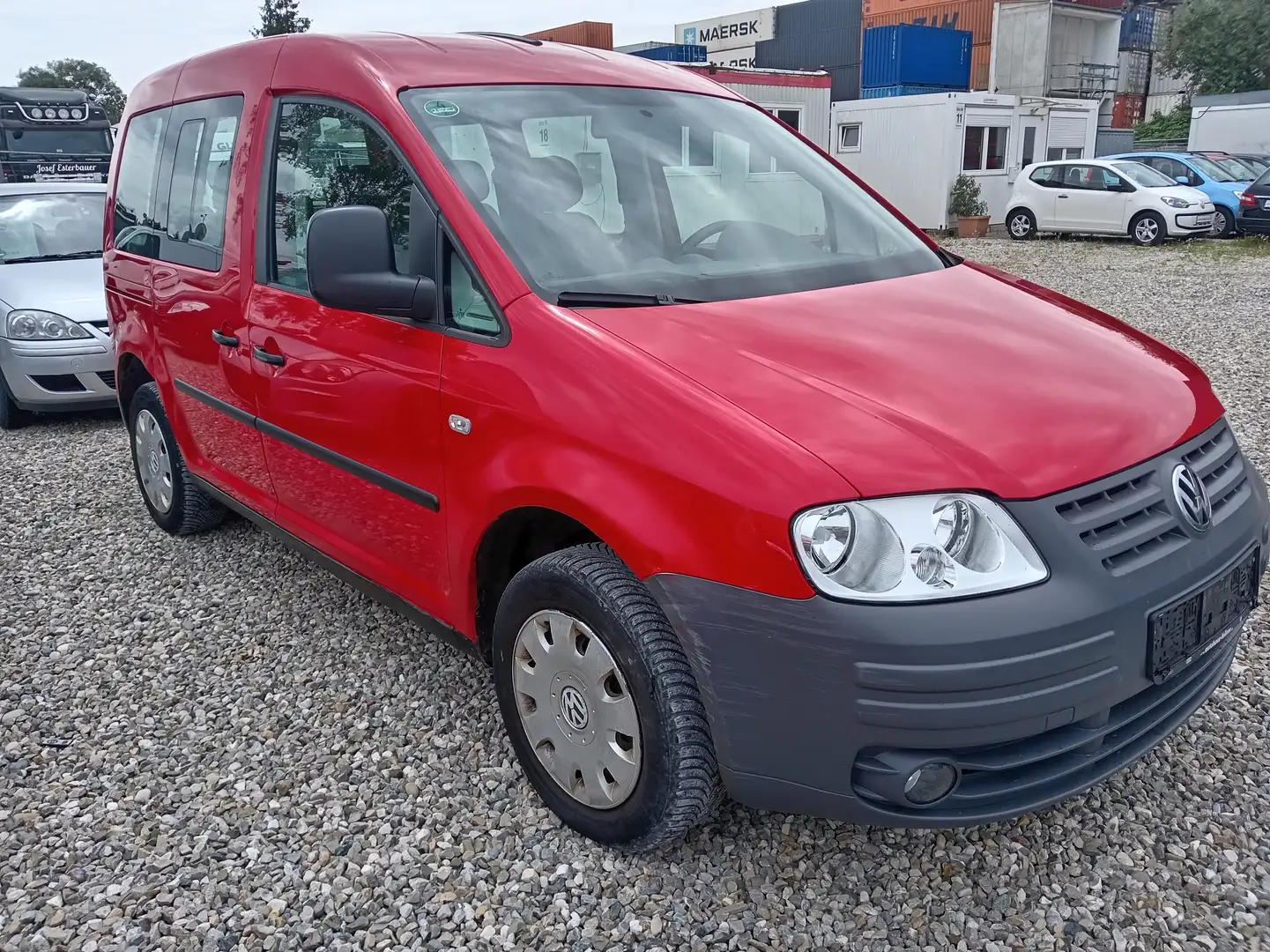 Volkswagen Caddy 1.9 TDI, 135000km, Tüv. 07. 2027,1. Hand Rojo - 1