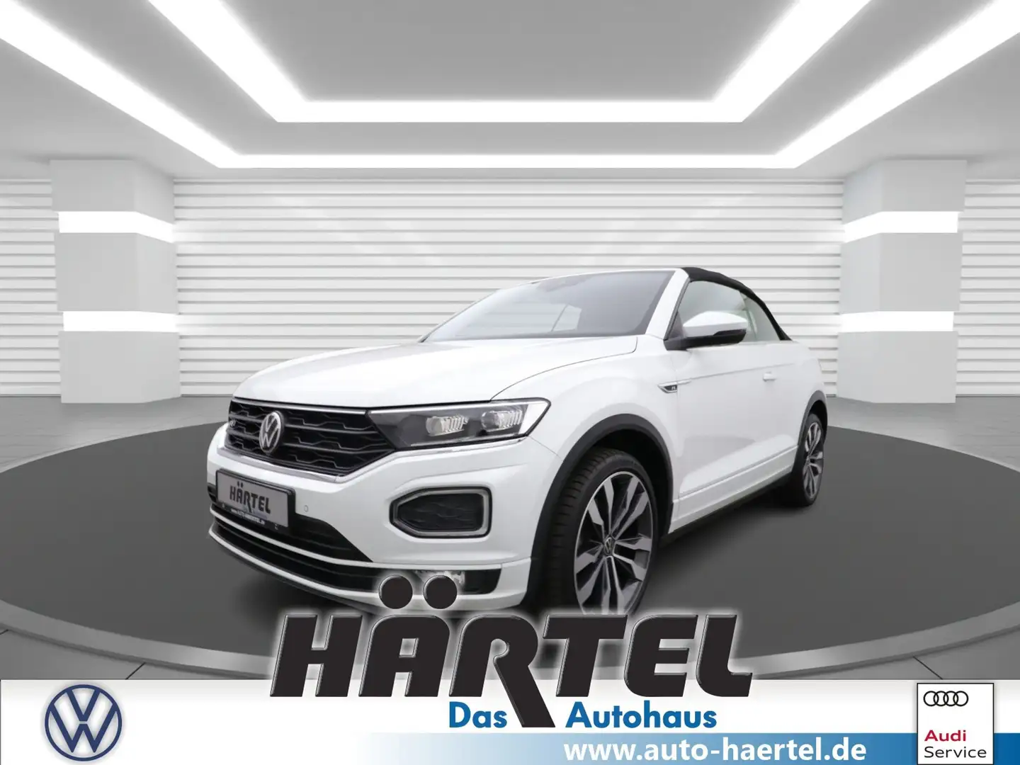 Volkswagen T-Roc CABRIOLET R-LINE 1.5 TSI DSG Sportpaket Navi Weiß - 1