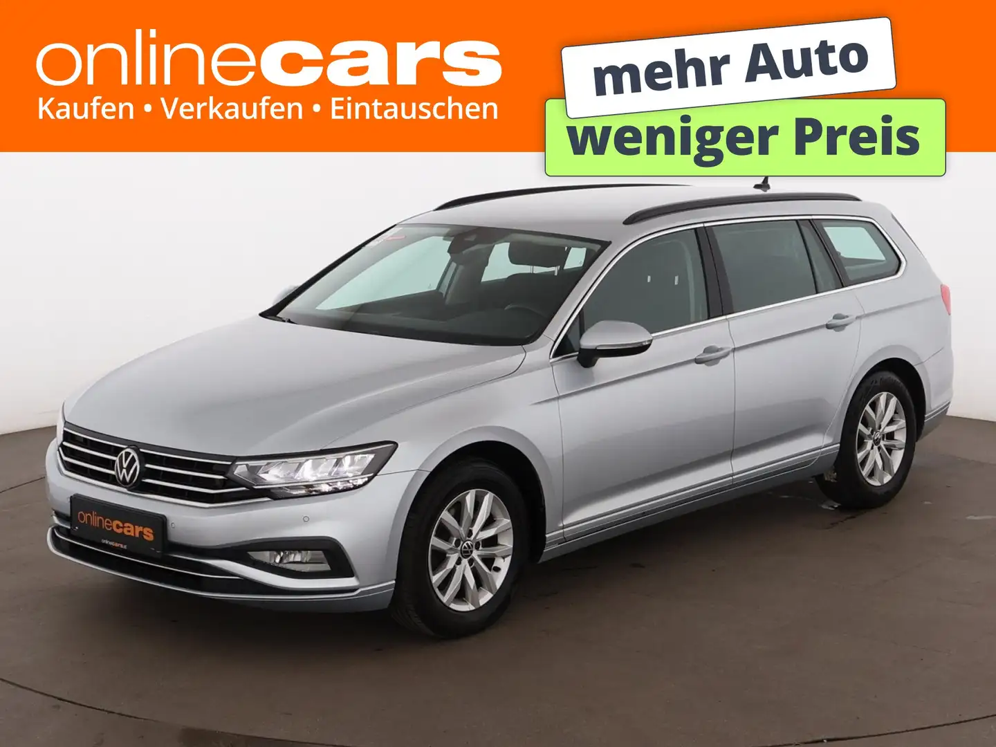 Volkswagen Passat Variant 2.0 TDI Business LED RADAR NAVI Silber - 1