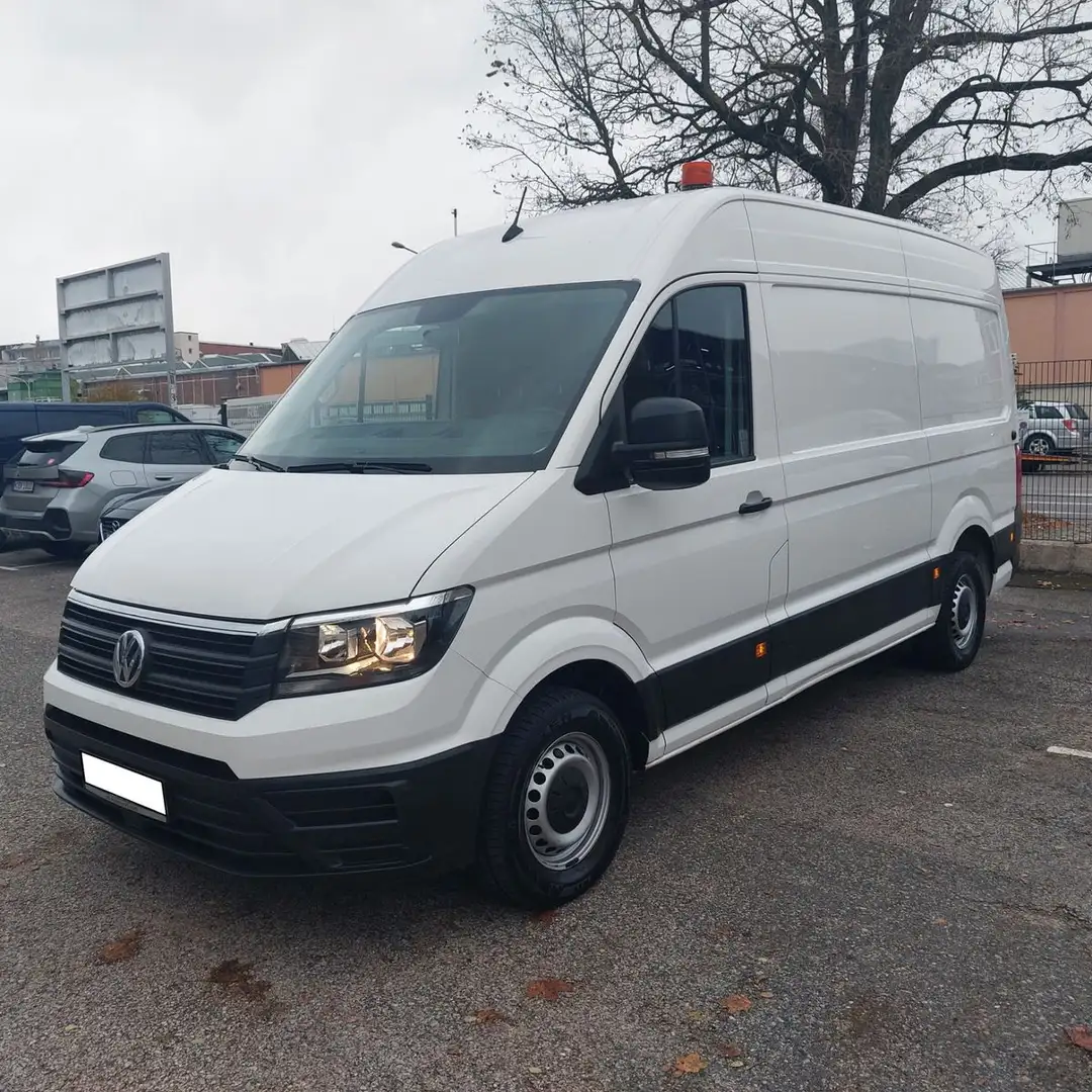 Volkswagen Crafter Kasten 35 mittellang Hochdach 1.Hand Weiß - 2