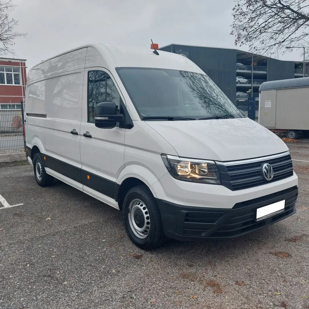 Volkswagen Crafter Kasten 35 mittellang Hochdach 1.Hand Weiß - 1