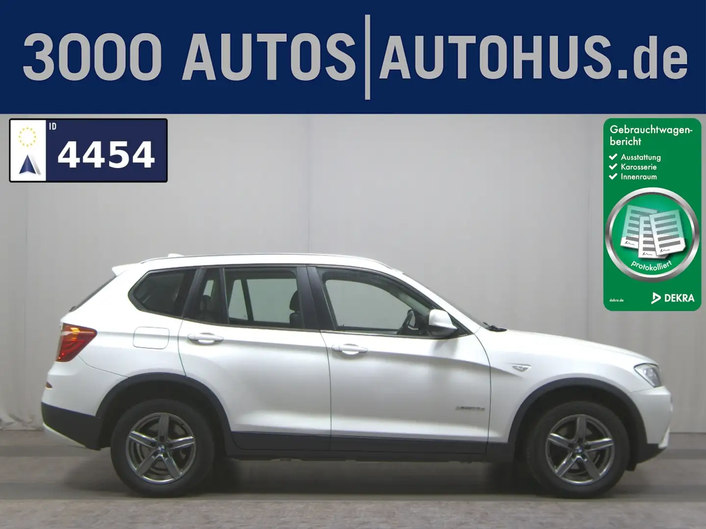 BMW X3 xDrive20d Leder Navi Pano AHK HU 01/27 Weiß - 1