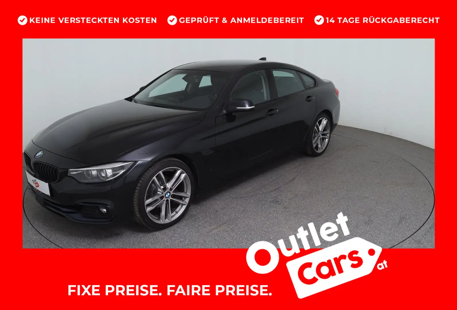 BMW 420 BMW 420i Gran Coupe Schwarz - 1