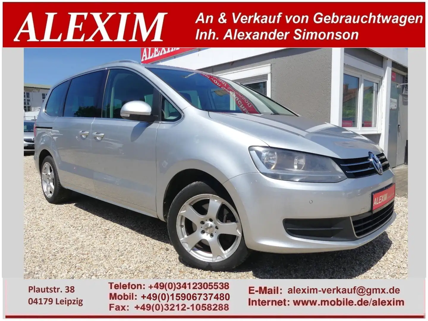 Volkswagen Sharan Comfortline/7Sitze/Sitzheizung/AHK/Tempom Zilver - 1