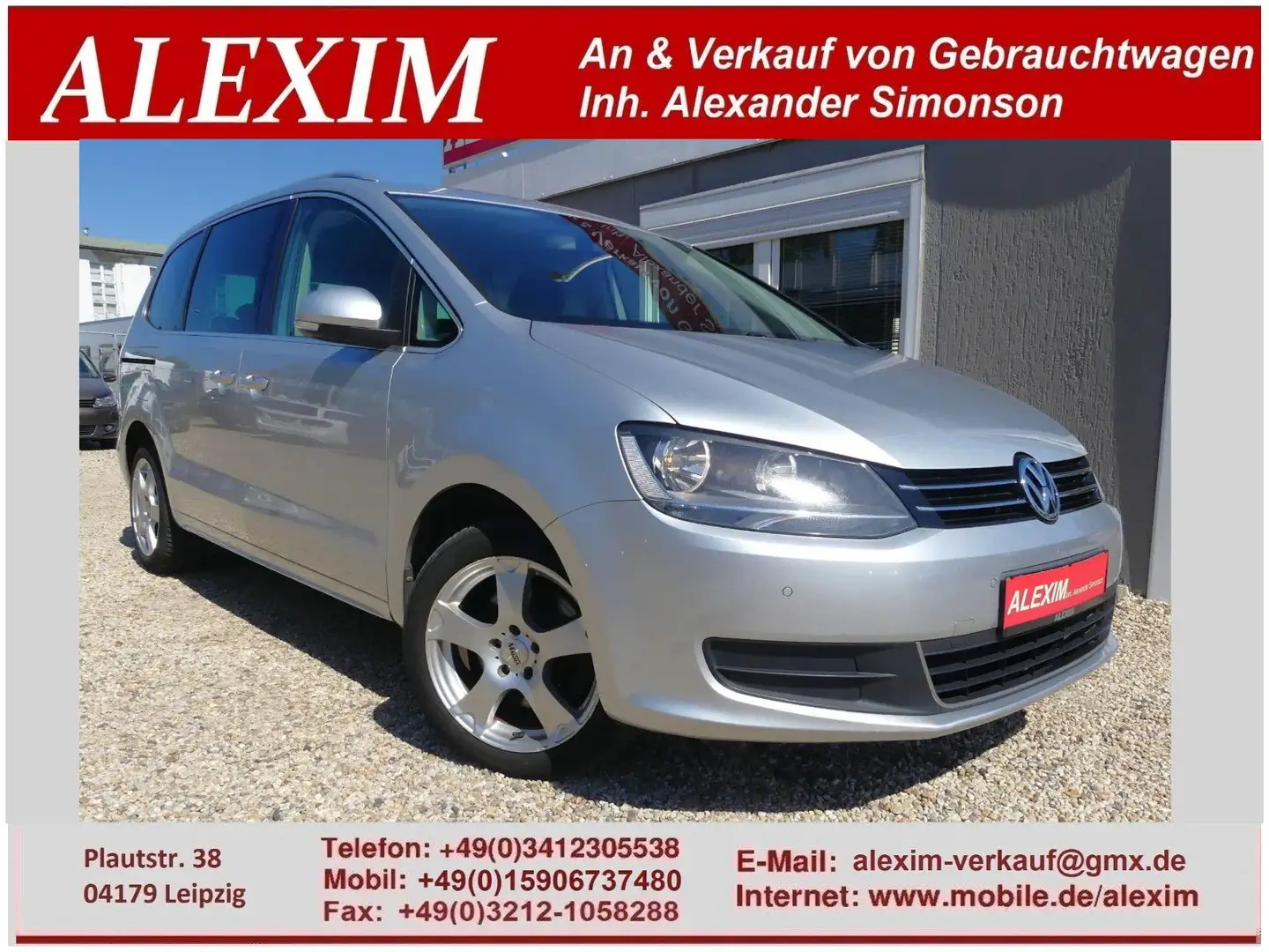 Volkswagen Sharan Comfortline/7Sitze/Sitzheizung/AHK/Tempom Argento - 1