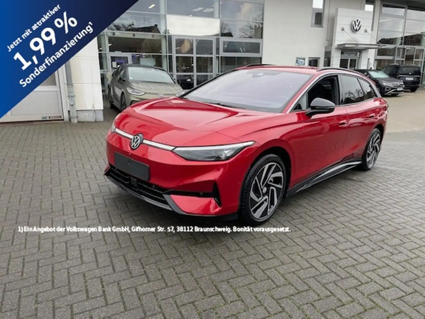 Volkswagen ID.7 Tourer Pro AHK R-Kamera Wärmep. 20Zoll Rot - 1