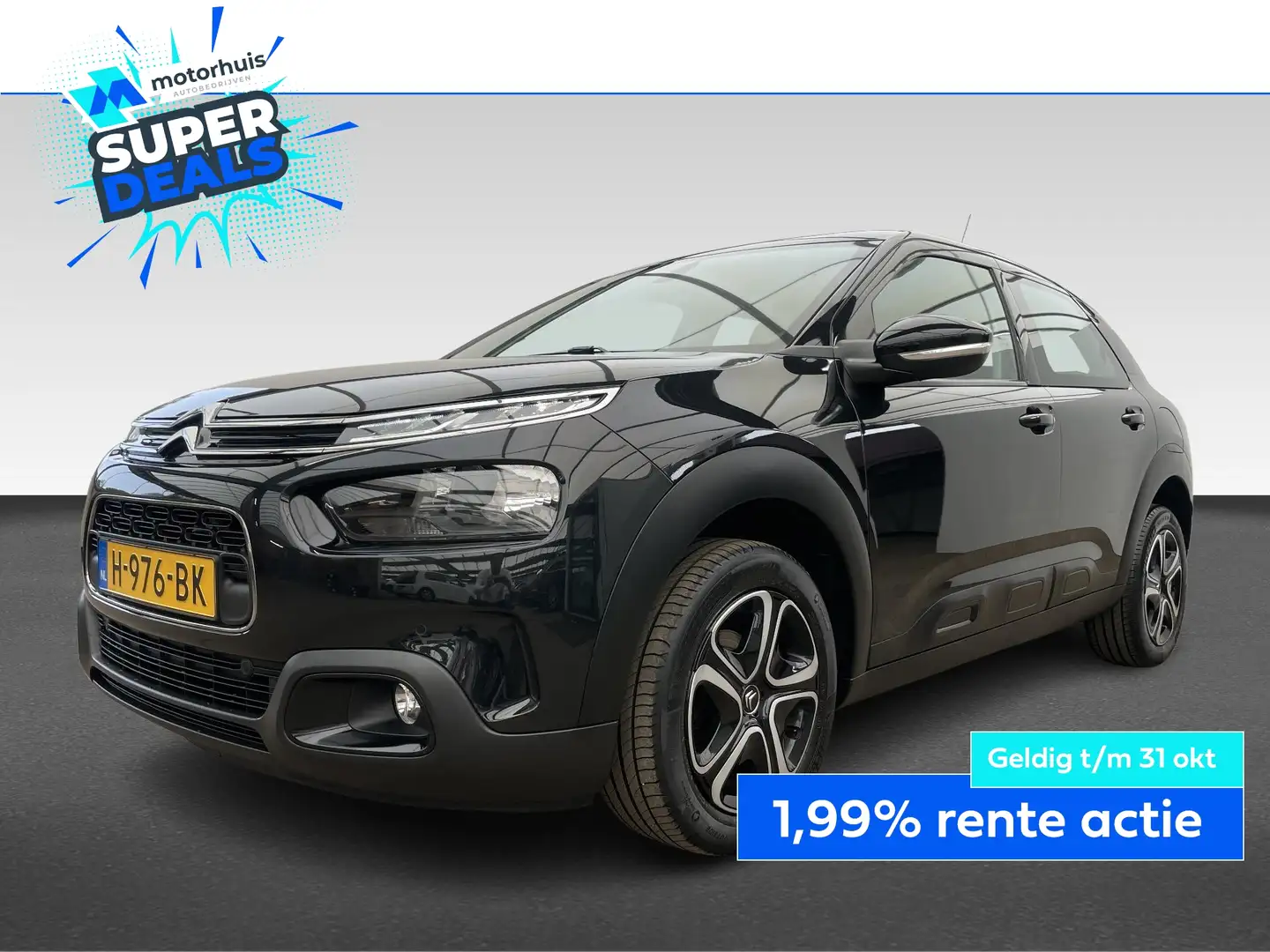 Citroen C4 Cactus 1.2 Turbo 110pk Business NAVI CRUISE APPLE CARPLAY Noir - 1