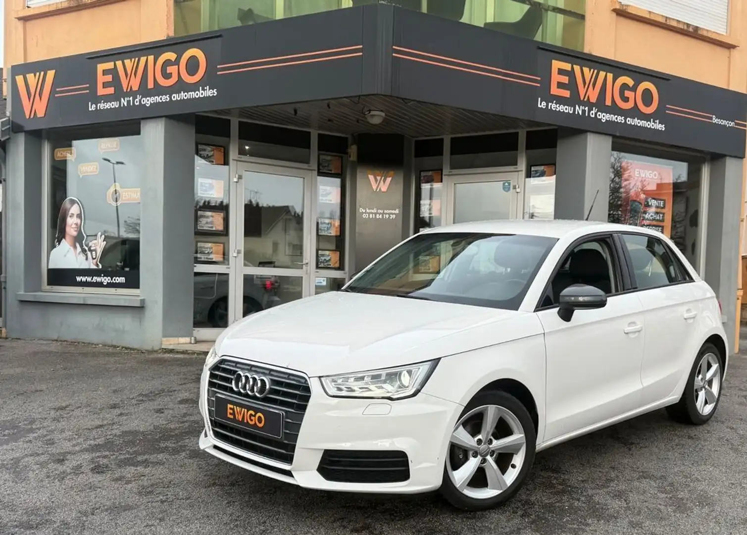 Audi A1 1.0 tfsi 95 ch ultra Blanc - 1