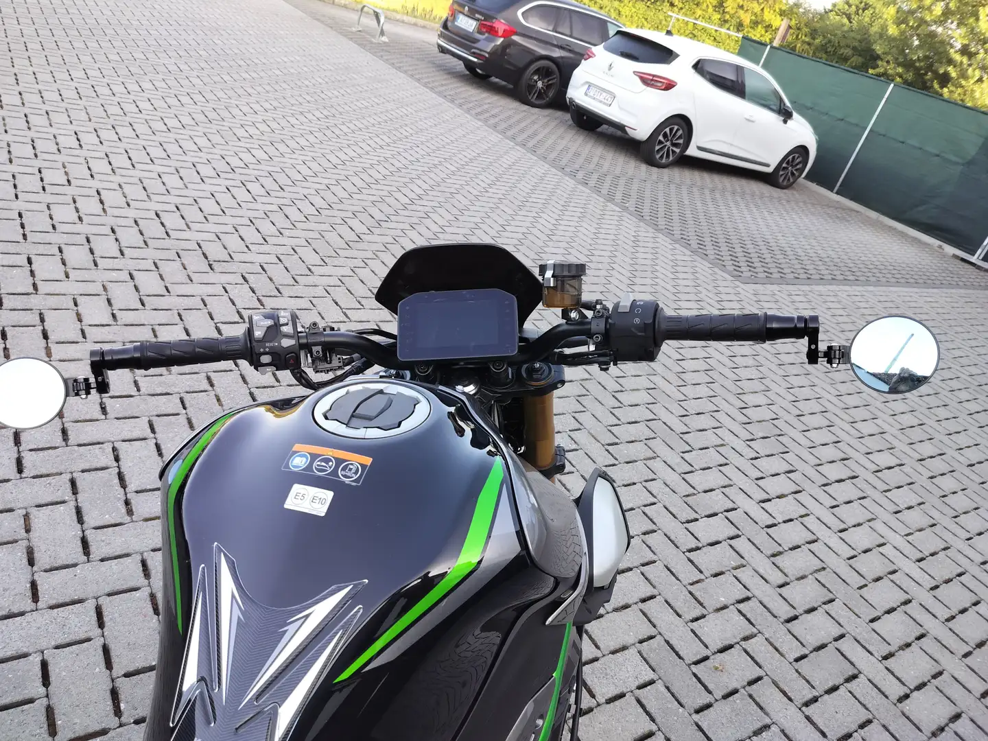 Kawasaki 900 Z SE sportkit, verkorte nummerplaat, kleine punkers Czarny - 2