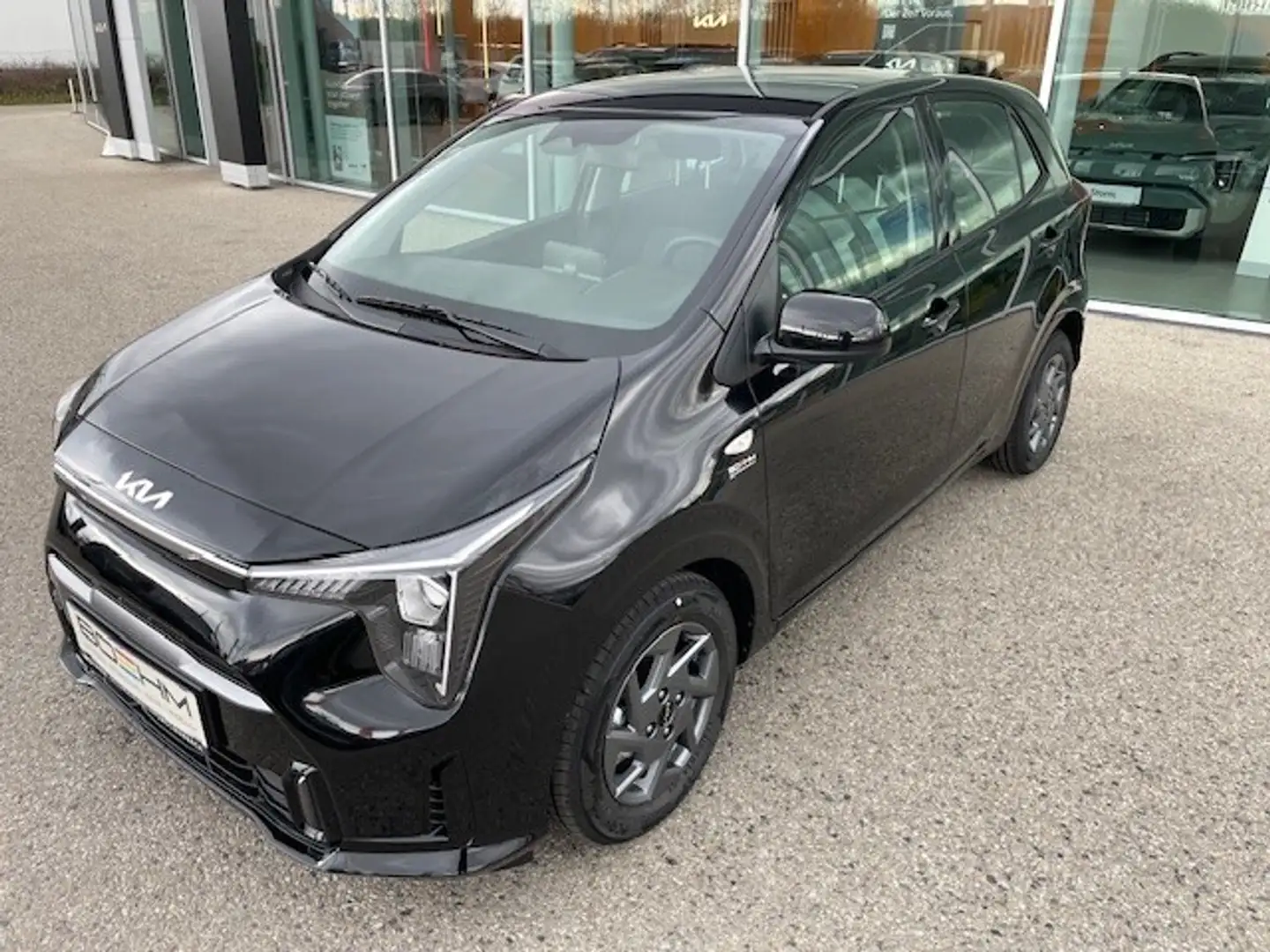 Kia Picanto 1,0 GDI Silber 4 Stz. Schwarz - 1