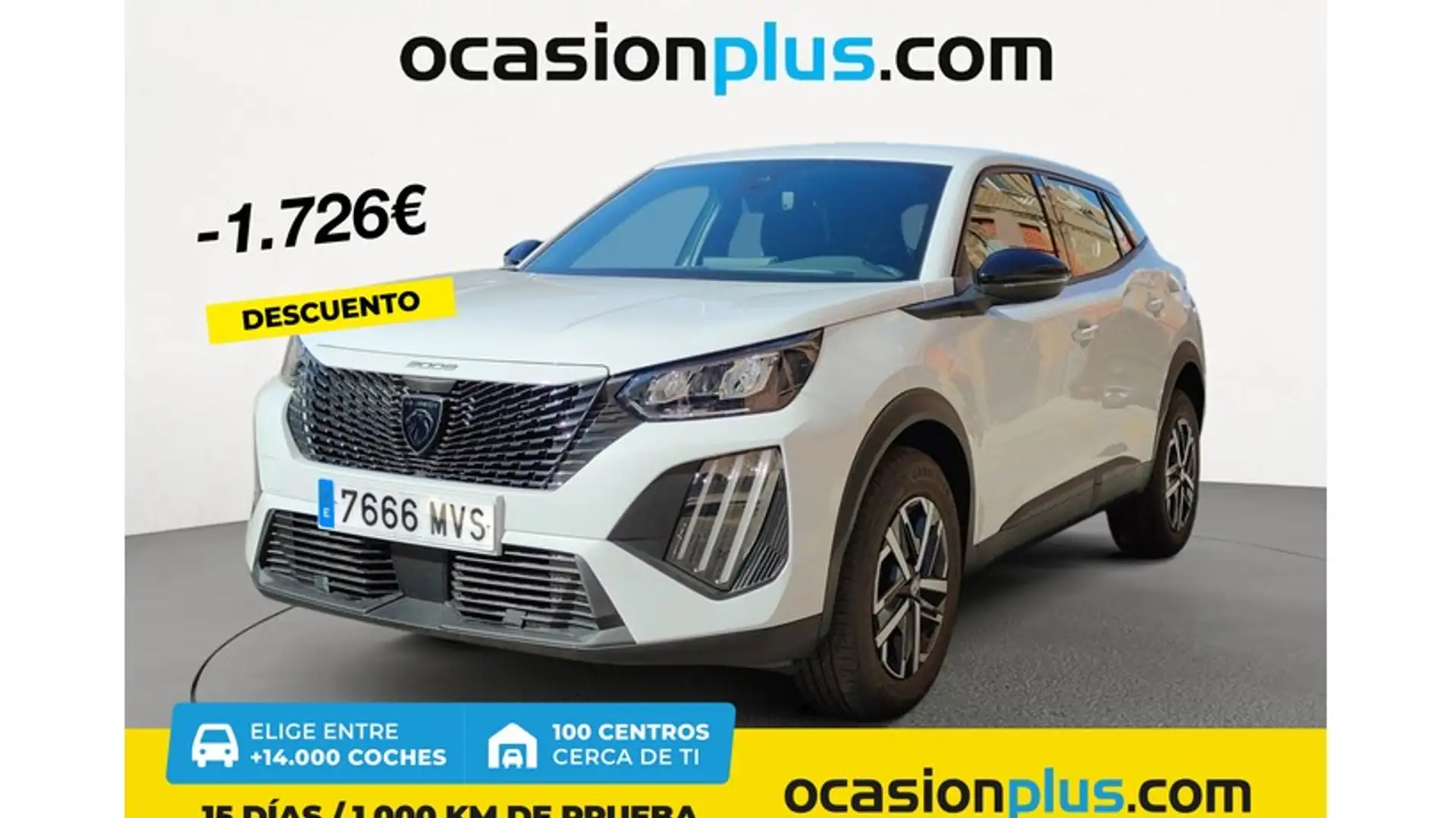 Peugeot 2008 1.2 PureTech S&S Active 100 Blanc - 1