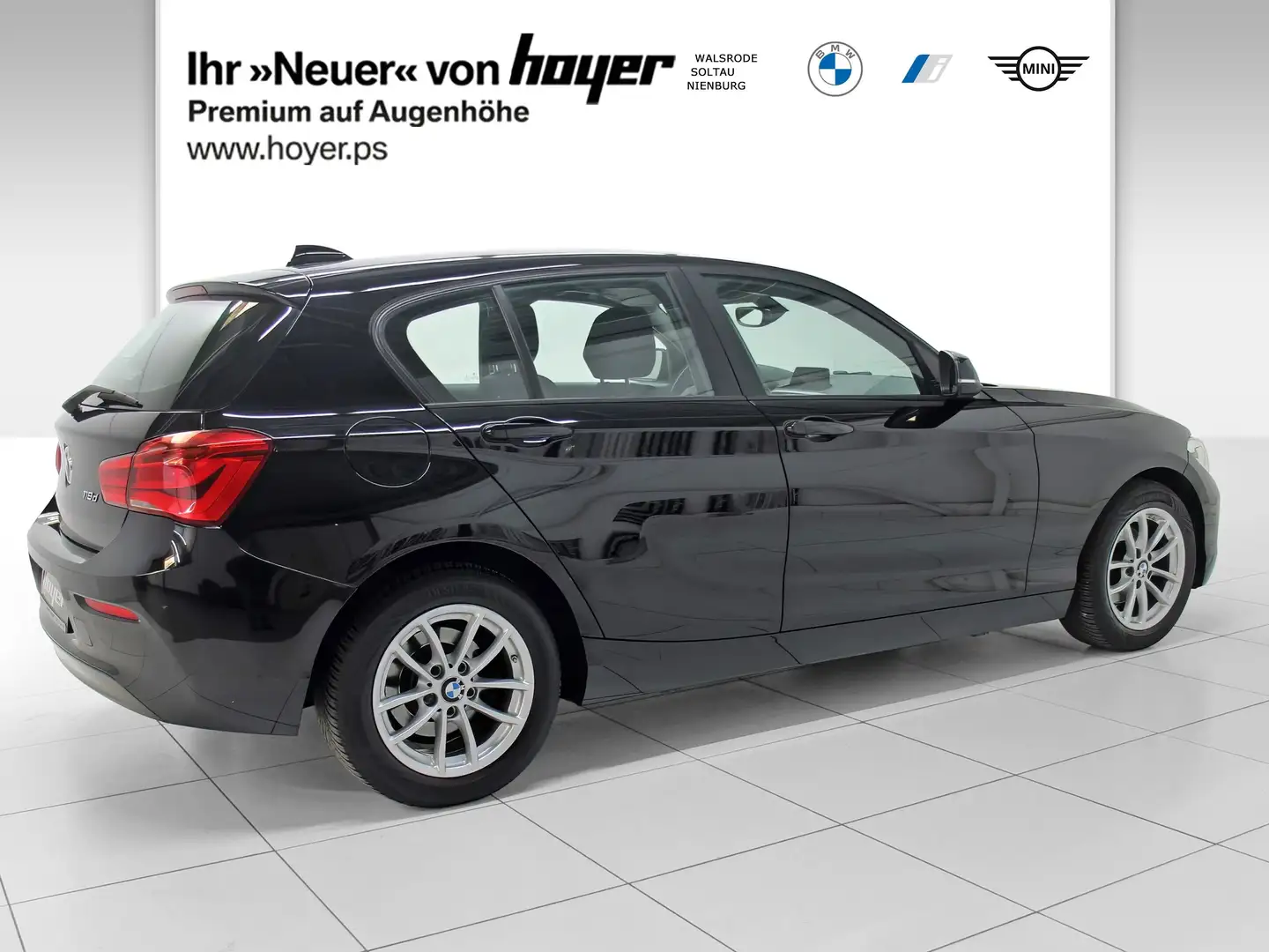 BMW 118 d 5-Türer Advantage LED Navi Bus. Tempomat Negru - 2
