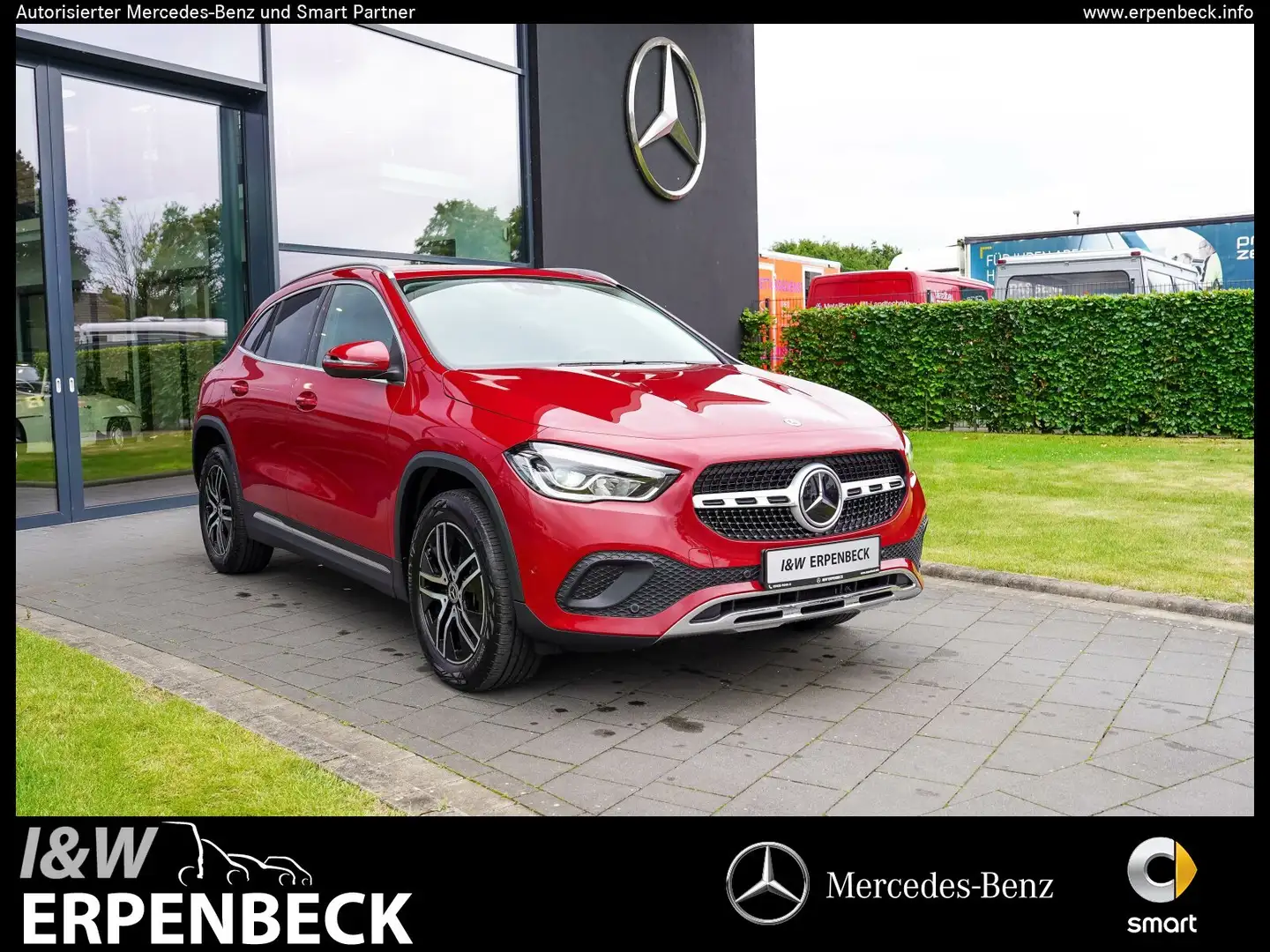 Mercedes-Benz GLA 250 GLA 250e Distronic AHK Kamera MBUX CarPlay LED Червоний - 1
