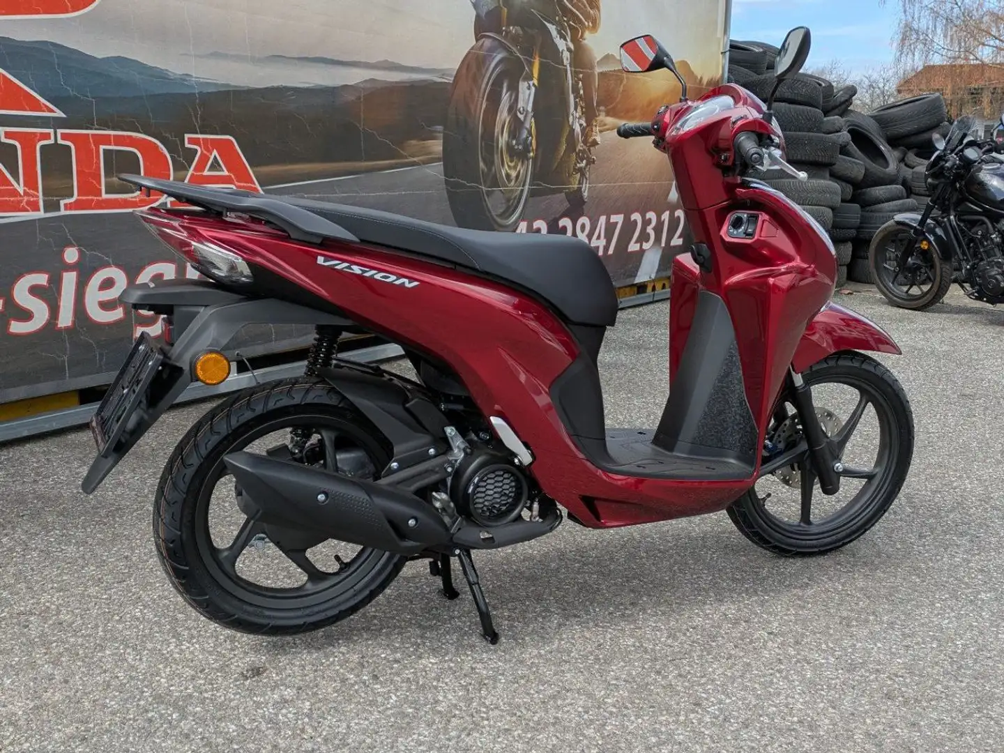 Honda Vision 110 Roşu - 2
