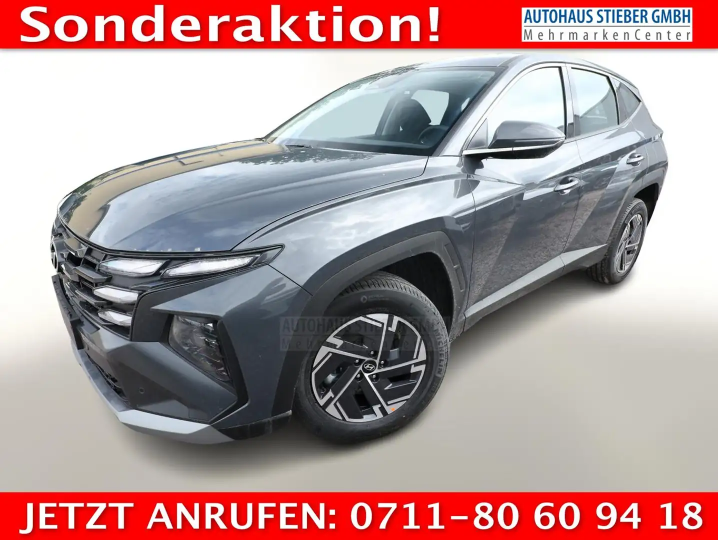 Hyundai TUCSON 1.6 HEV 215 DCT LED Nav Kam PDC Keyl LFA 158 kW... Gri - 1