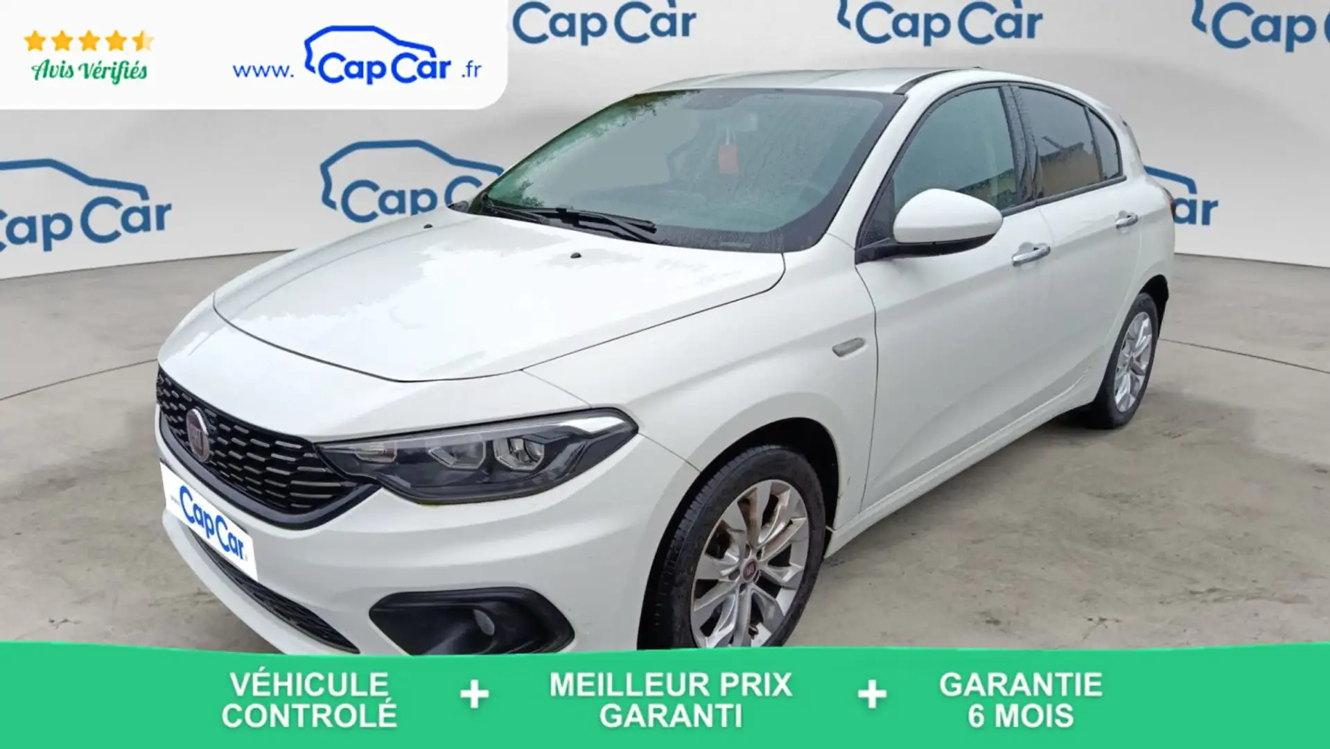 Fiat Tipo 1.4 95 Mirror Blanc - 1