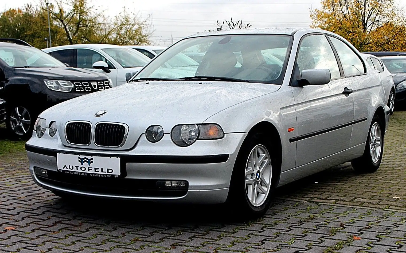 BMW 316 ti Compact/SHEFT/KLIMA/SHZ/PDC/SCHIEBEDACH/ Silber - 1