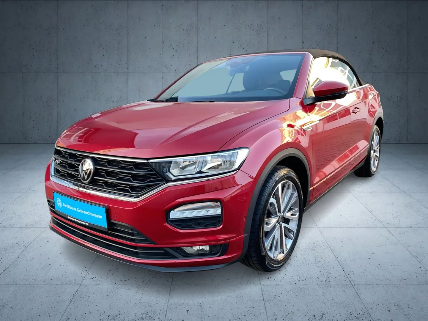 Volkswagen T-Roc R-Line Cabrio 1.5 TSI AHK+Navi+ParkAss+SHZ Rot - 2