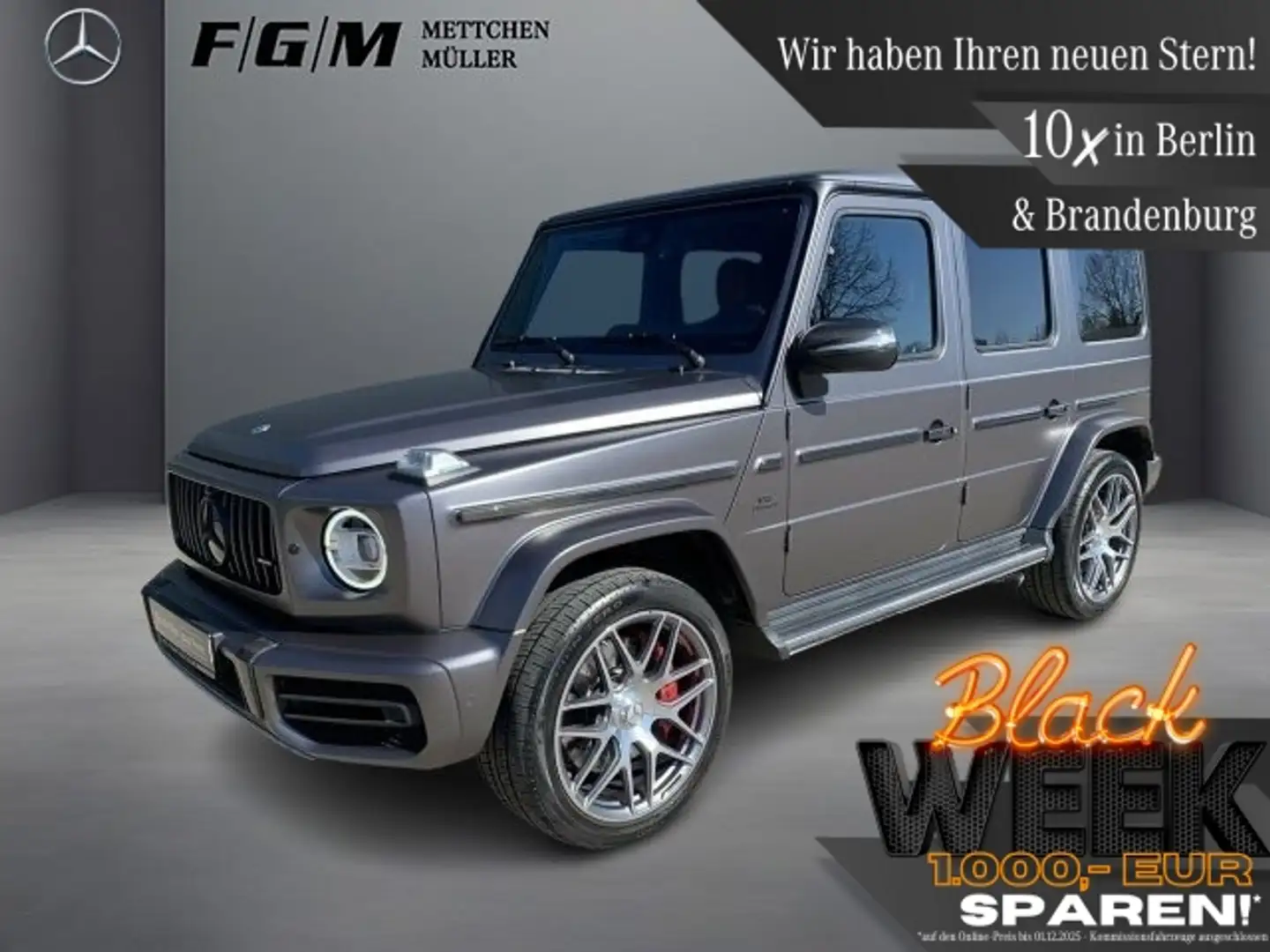 Mercedes-Benz G 63 AMG MBeam|AHK|Sitzhz|Exclusive|CarPlay|Leder Grau - 1