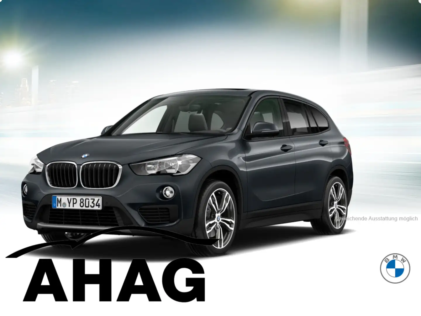 BMW X1 xDrive25i M Sport*Glasdach*AHK*Hifi* Grau - 2