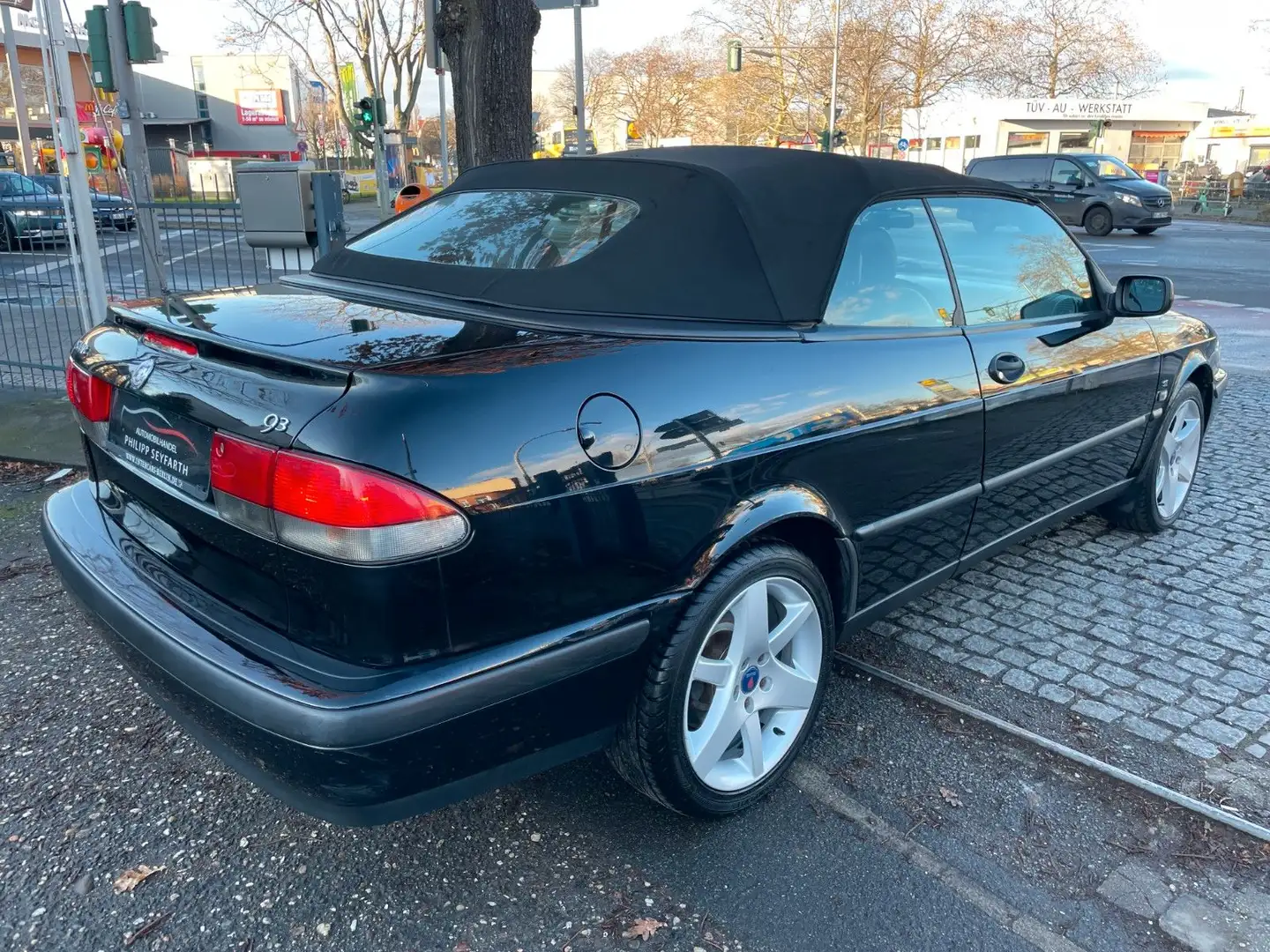 Saab 9-3 2.0t Ecopower SE Cabrio*KLIMA*LEDER*5-GANG* Negro - 2