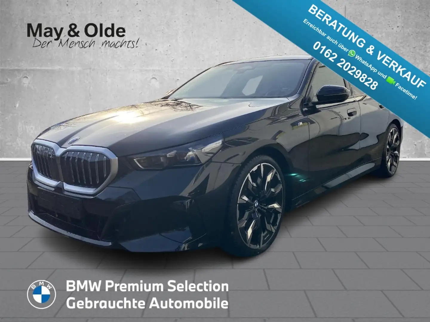 BMW 520 i M Sport AHK Navi H/K Sound LED ACC 21'' Individu Schwarz - 1