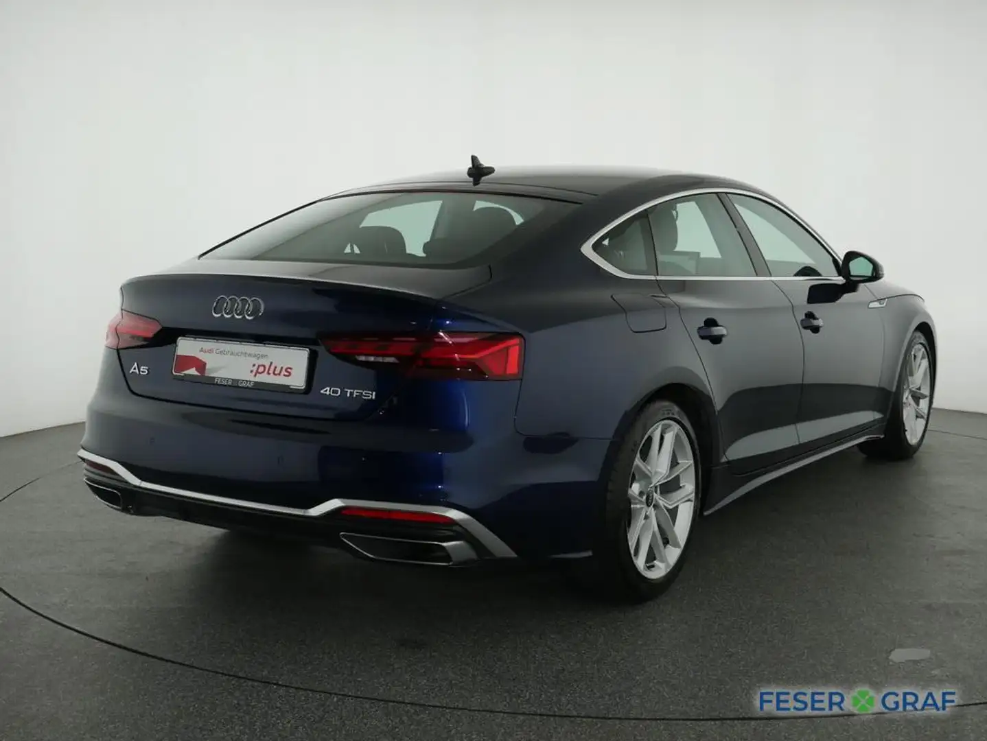 Audi A5 Sportback 40 TFSI S tronic S Line Ext Navi,Leder,K Blau - 2