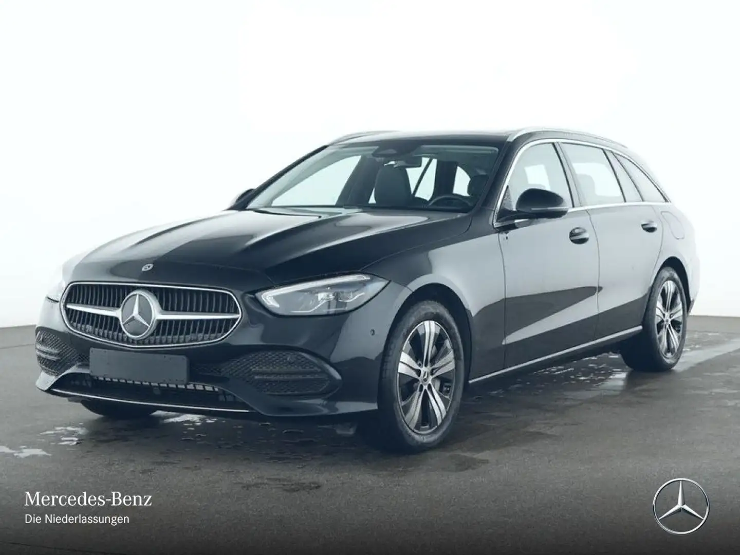 Mercedes-Benz C 300 e T AVANTG+PANO+AHK+LED+KAMERA+TOTW+KEYLESS Schwarz - 2