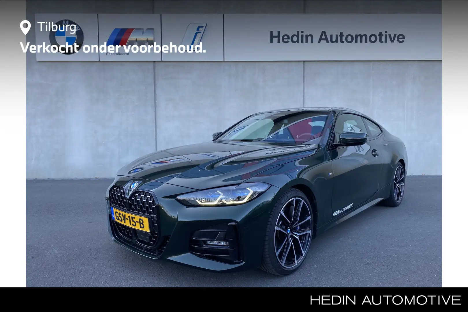 BMW 420 4-serie Coupé 420i High Executive M Sport pakket P Groen - 1