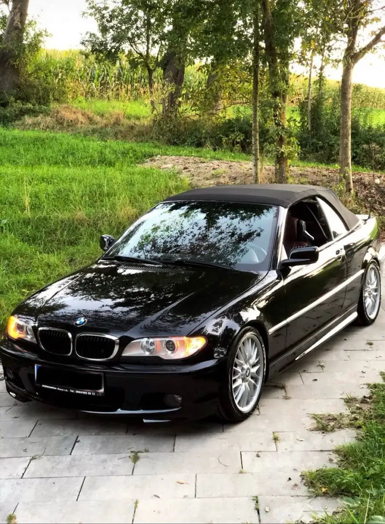 BMW 320 320Cd Cabrio Schwarz - 1
