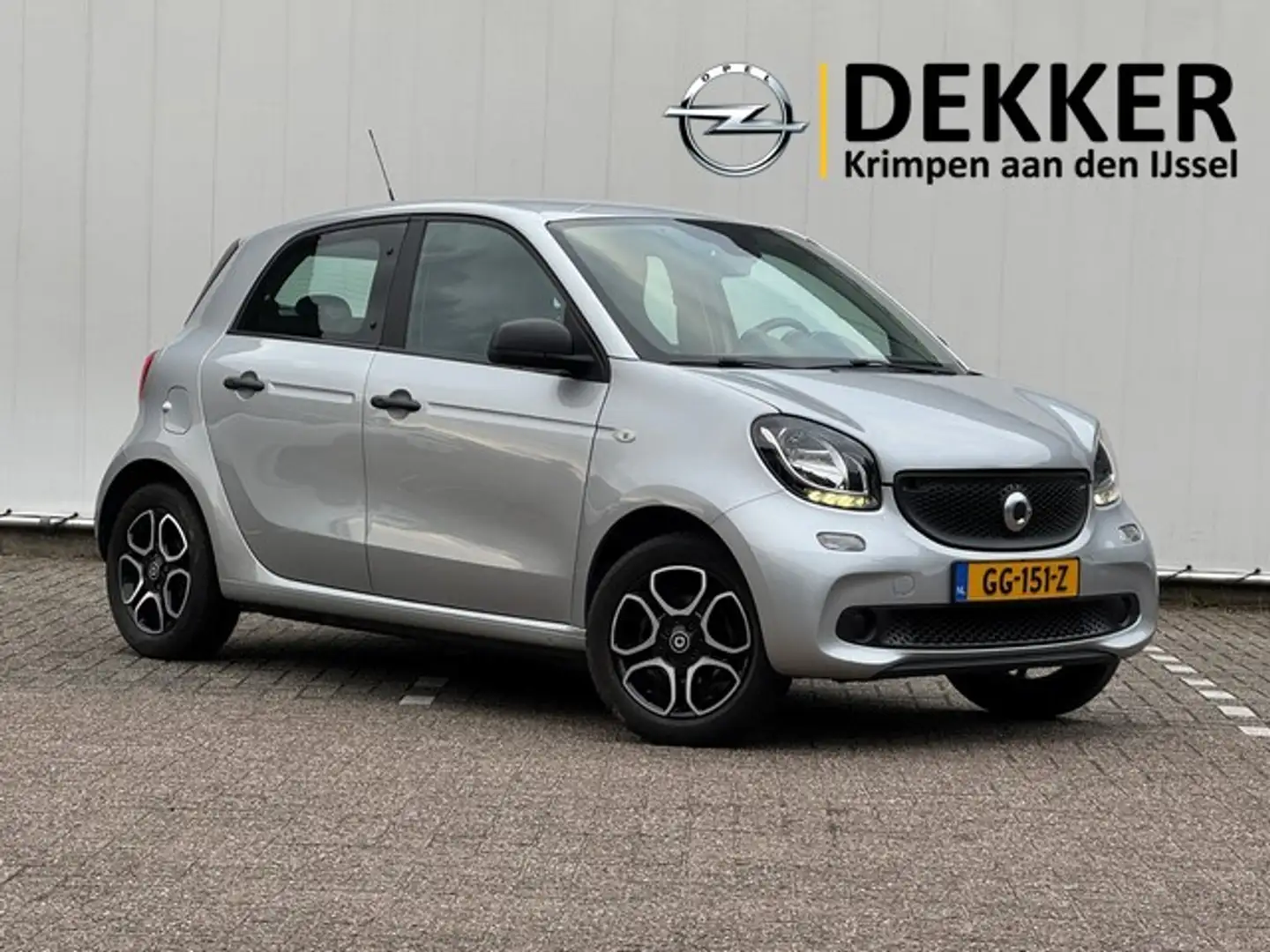 smart forFour 1.0 Pure met Climate Controle, LM Velgen, Cruise C Grijs - 1