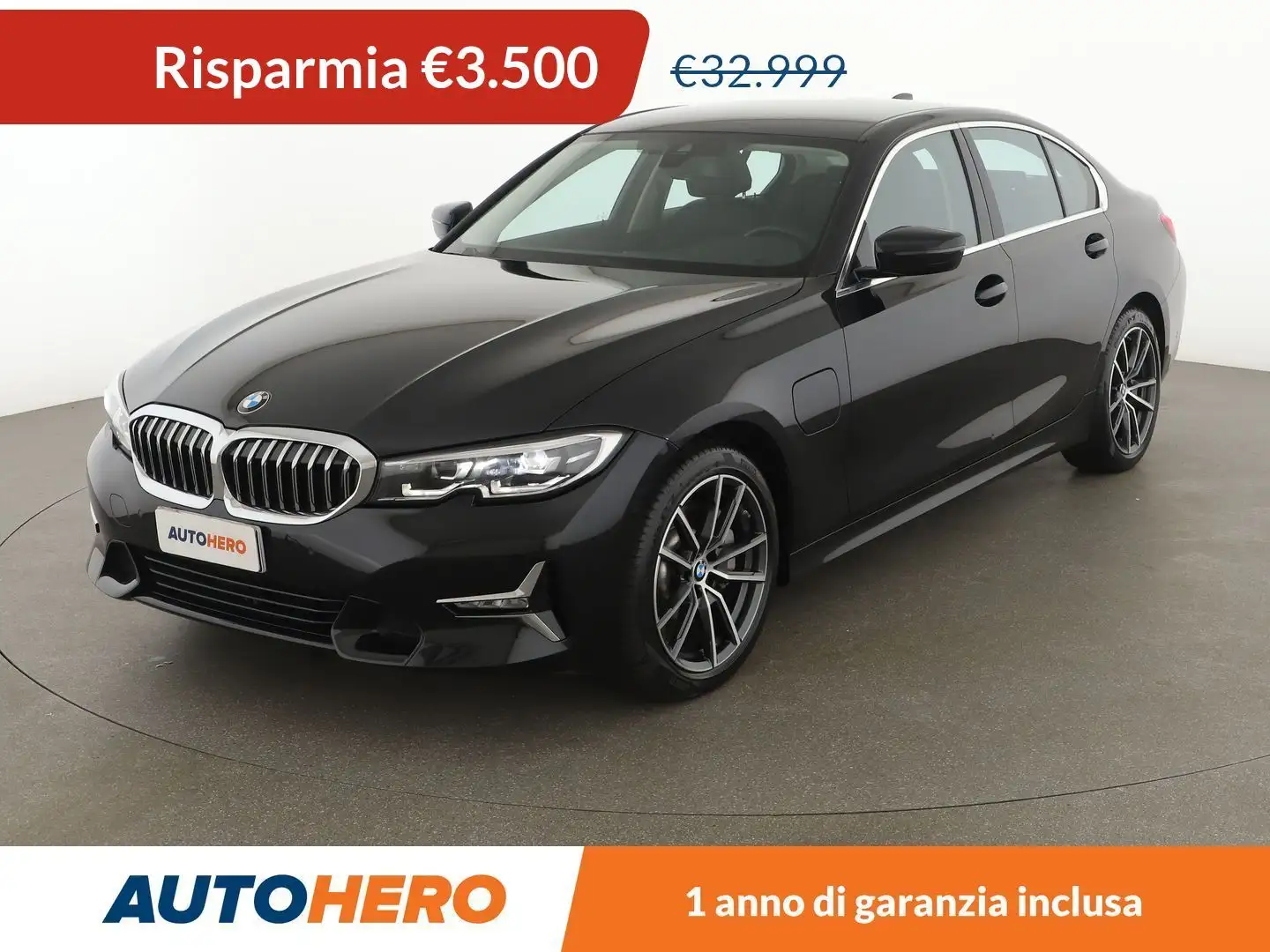 BMW 330 330e Luxury 252 CV PHEV Nero - 1