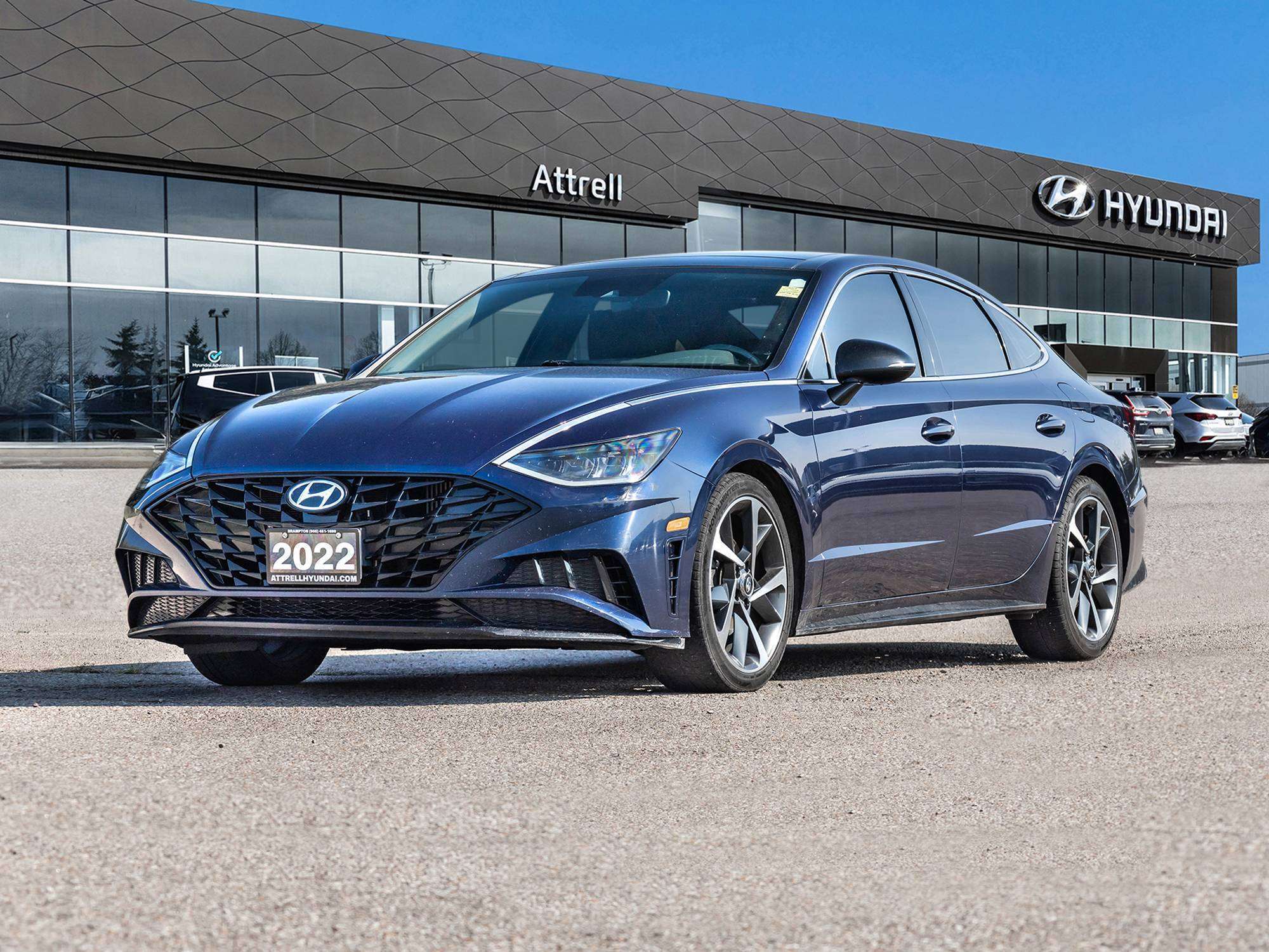 Blue 2022 Hyundai Sonata Sedan  Automatic