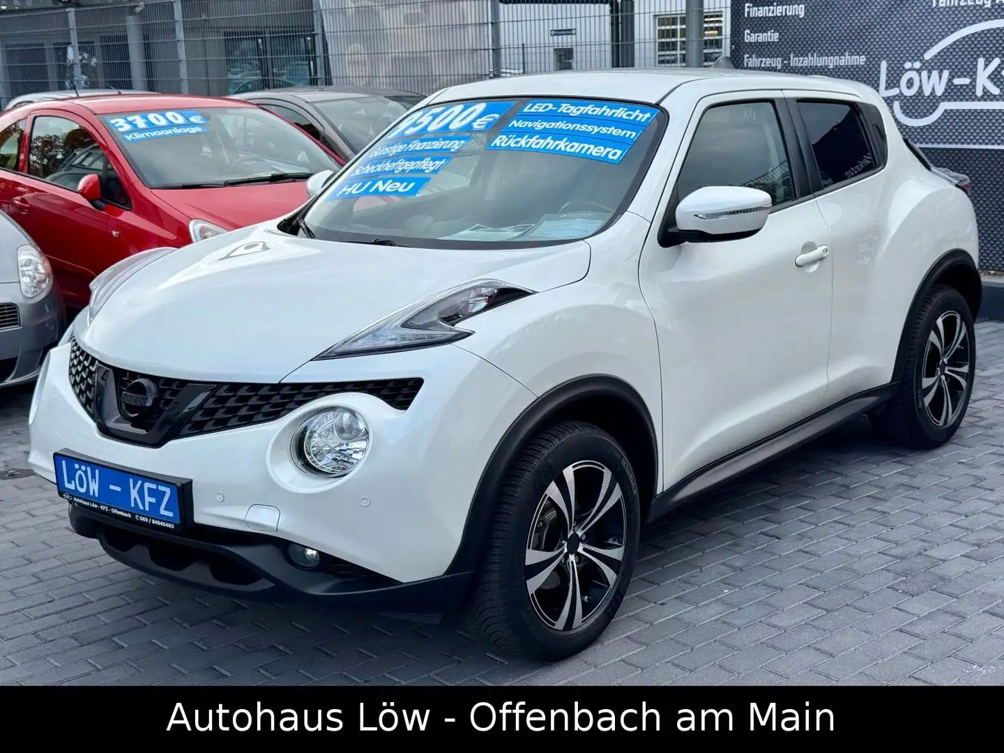 Nissan Juke Acenta TÜV NEU ALLWETTERREIFEN SCHECKHEFT Weiß - 2
