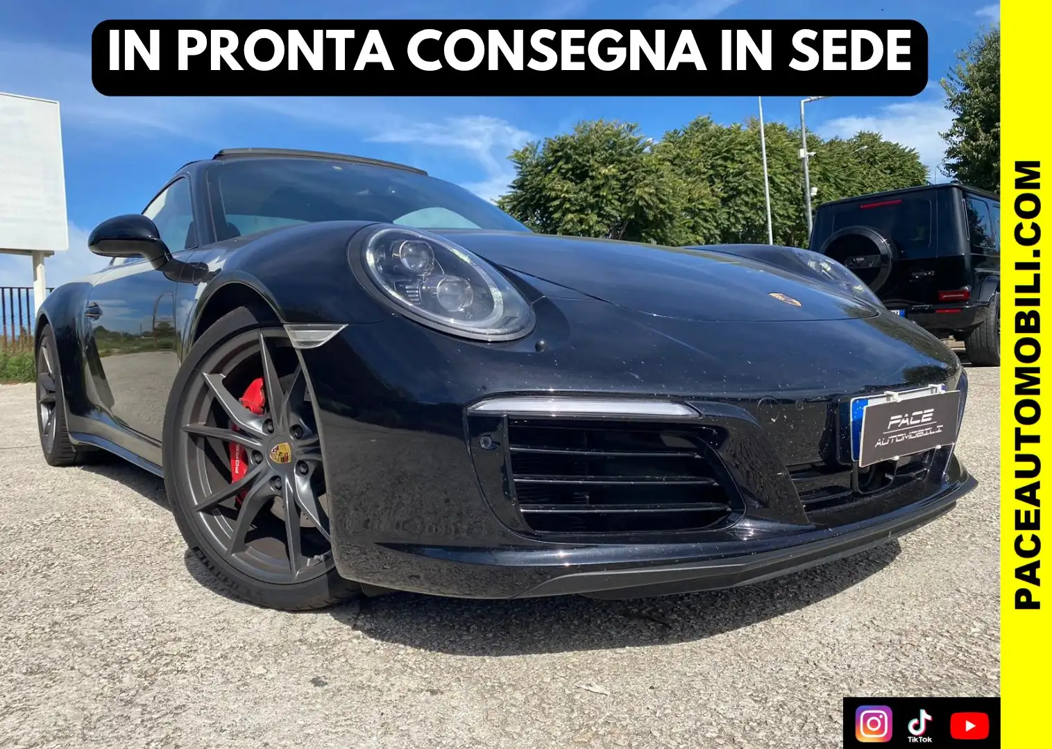 Porsche 991 911 CARRERA 4S SPORT CHRONO CARBONIO PACK BOSE Nero - 1