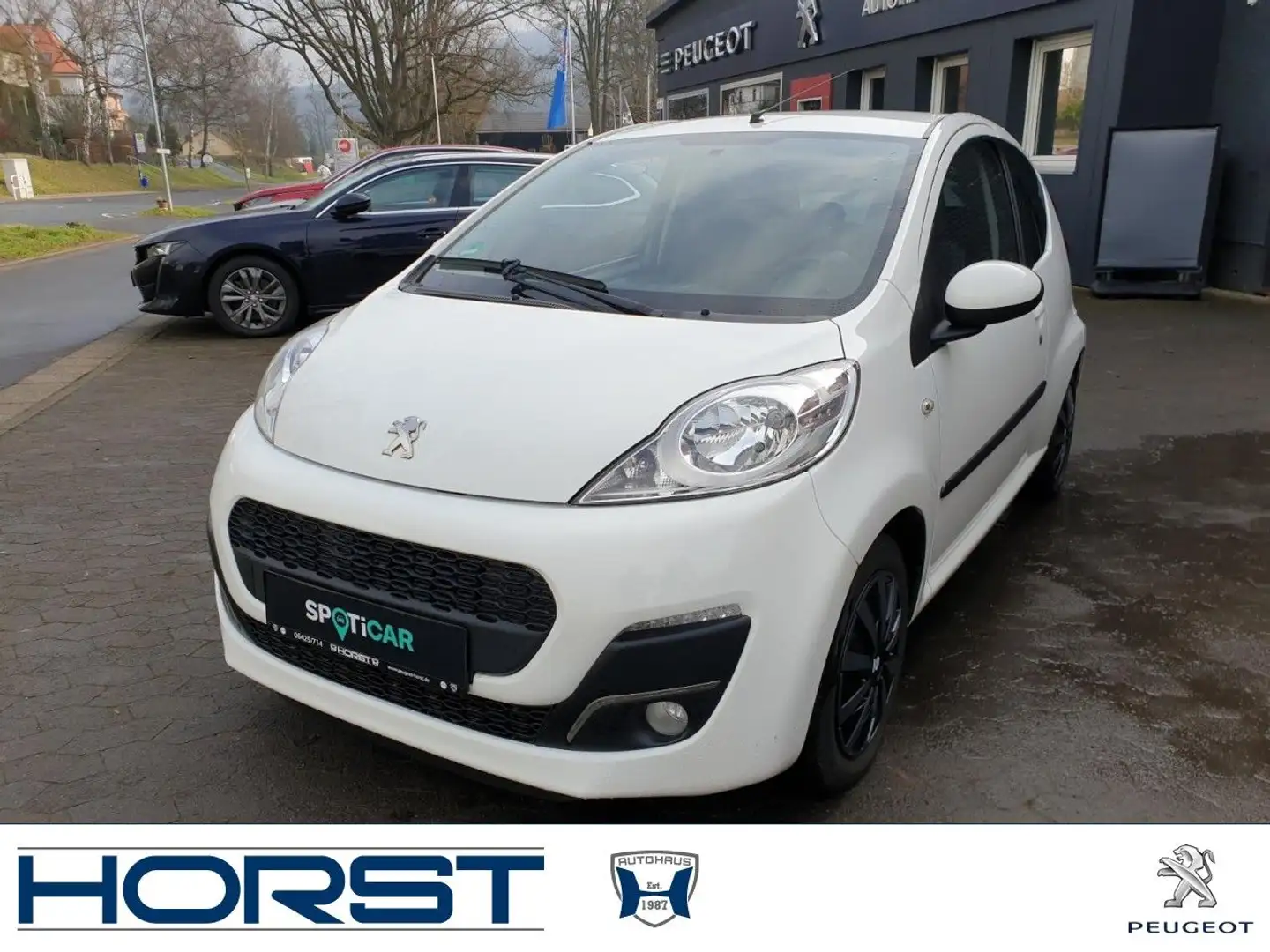 Peugeot 107 Active Klima Bluetooth Garantie Fenster el. Weiß - 1