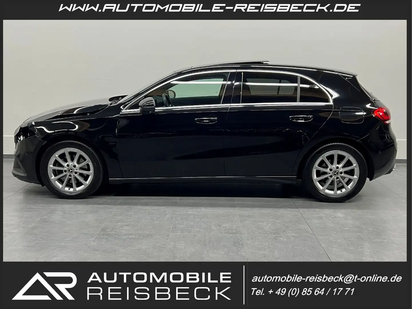 Mercedes-Benz A 200 Aut.*LED*Pano*Leder*Navi*Kamera*AHK*Ambi.* Noir - 1