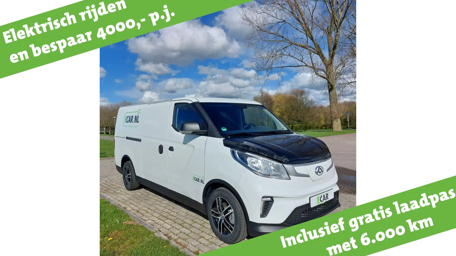 Maxus eDeliver 3 LWB 50 kWh | 100% Elektrisch | UIT VOORRAAD LEVERB Білий - 1