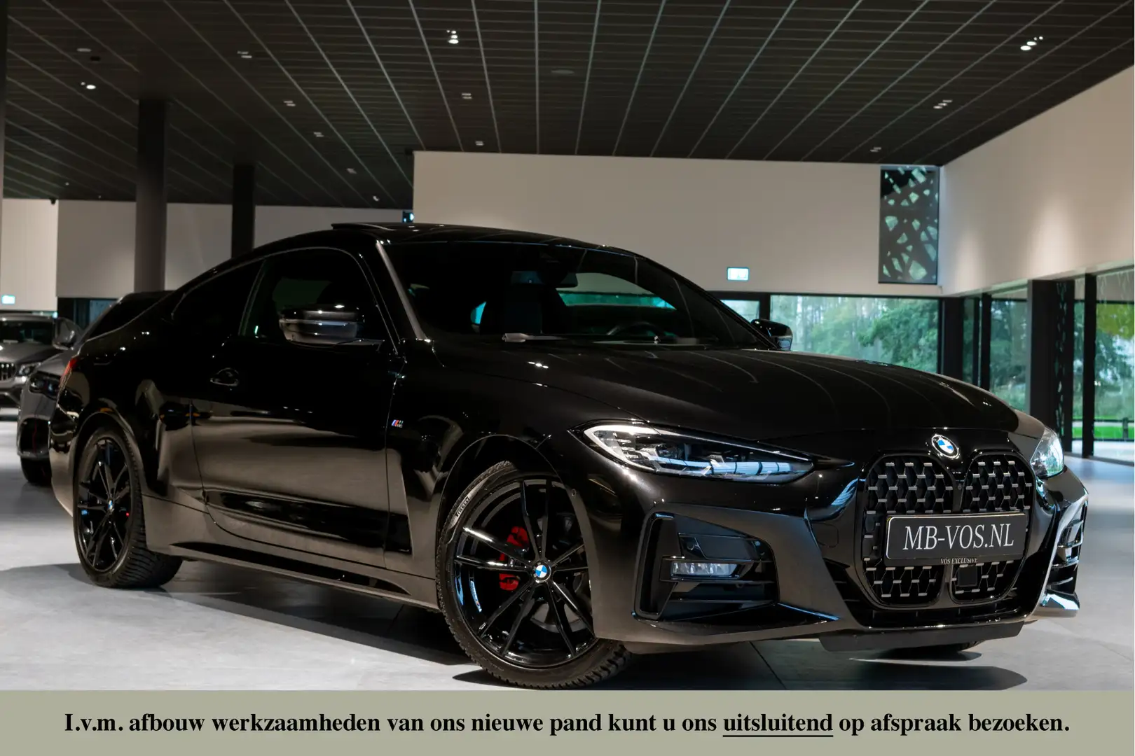 BMW 420 4-serie Coupé 420i M Sport ACC|Leder|Harman-Kardon Zwart - 1