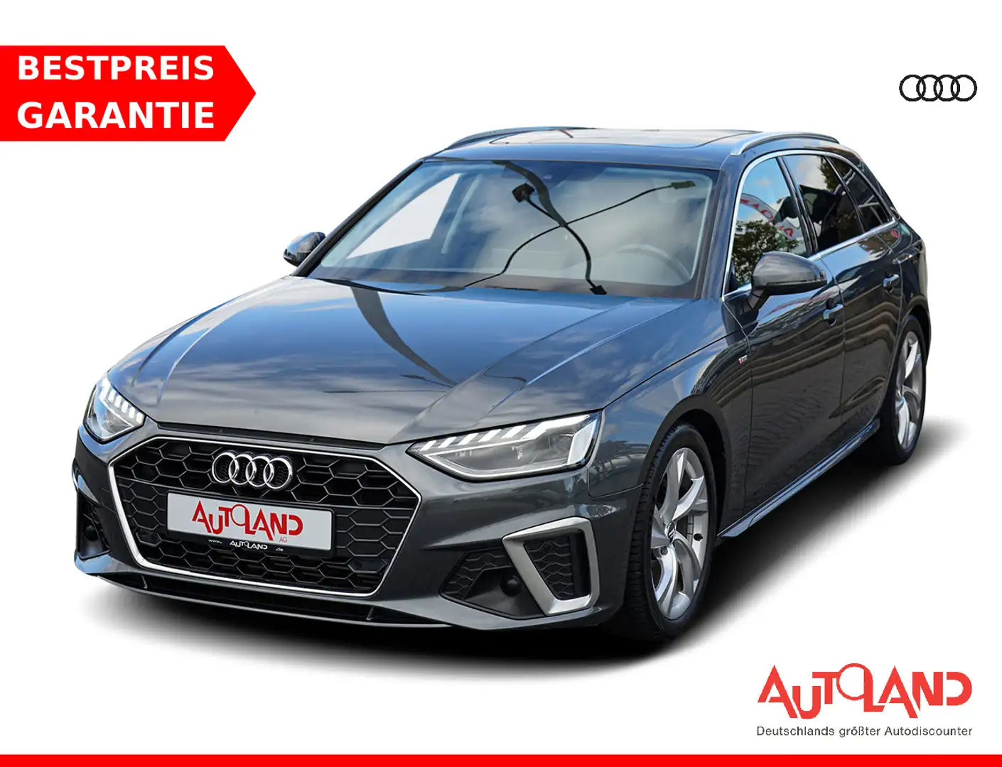 Audi A4 Avant 40 2.0 TFSI 2x S-Line LED Navi ACC Grigio - 1